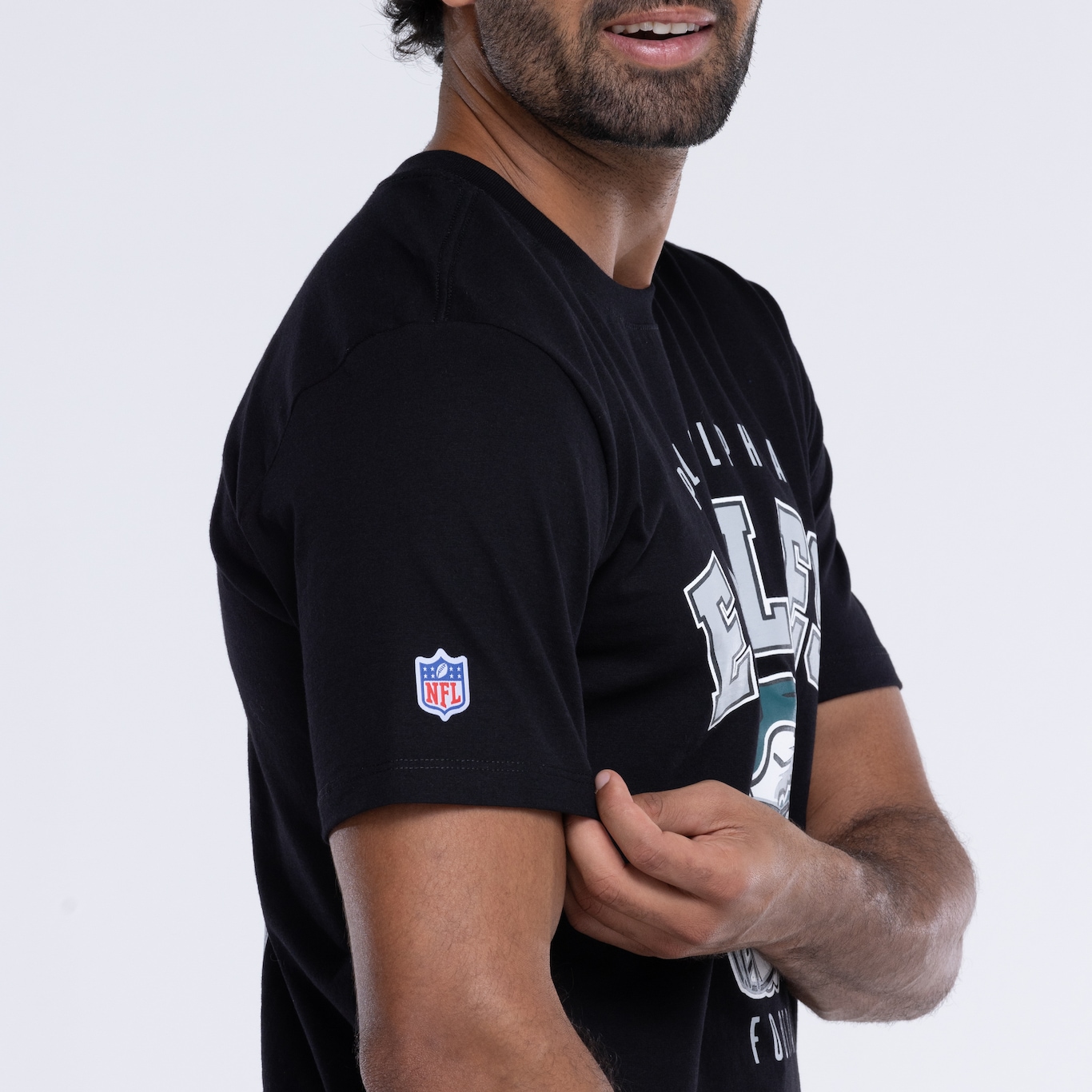 Camiseta do Philadelphia Eagles NFL Masculina Player Hurts NF062 - Foto 6