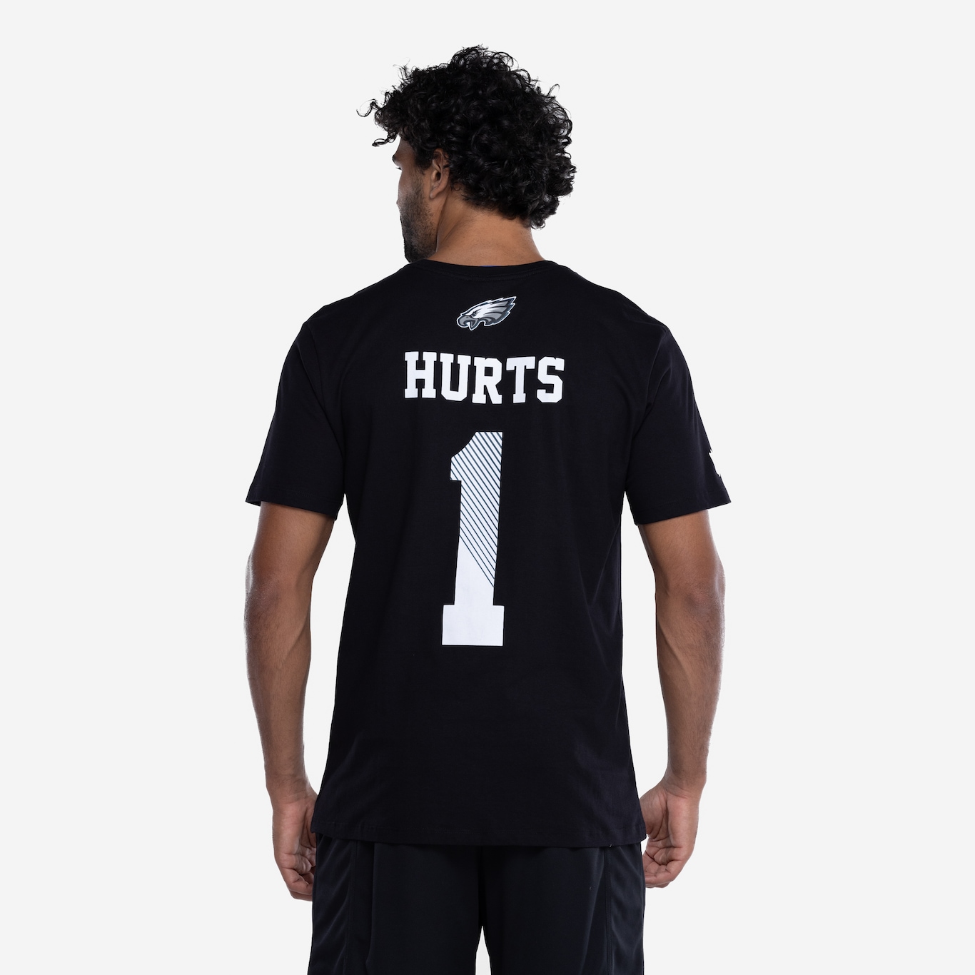 Camiseta do Philadelphia Eagles NFL Masculina Player Hurts NF064 - Foto 3