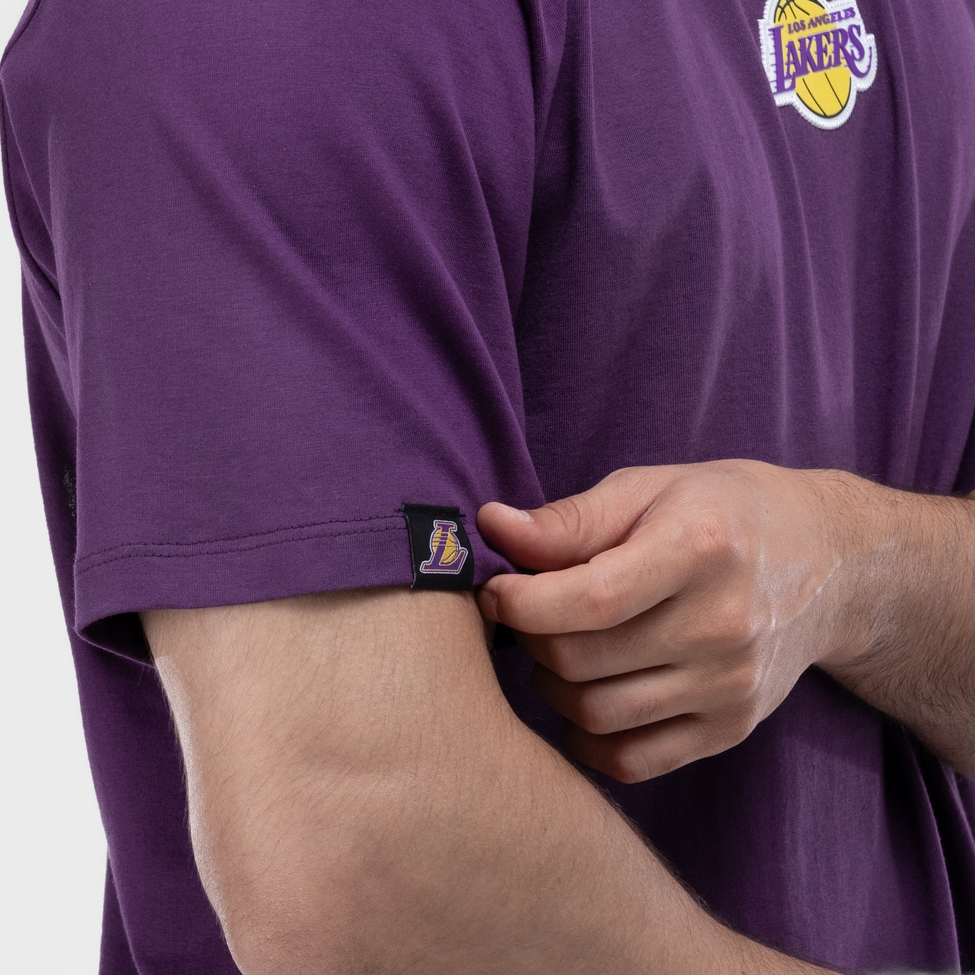 Camiseta do Los Angeles Lakers NBA Masculina Core N0652 - Foto 4