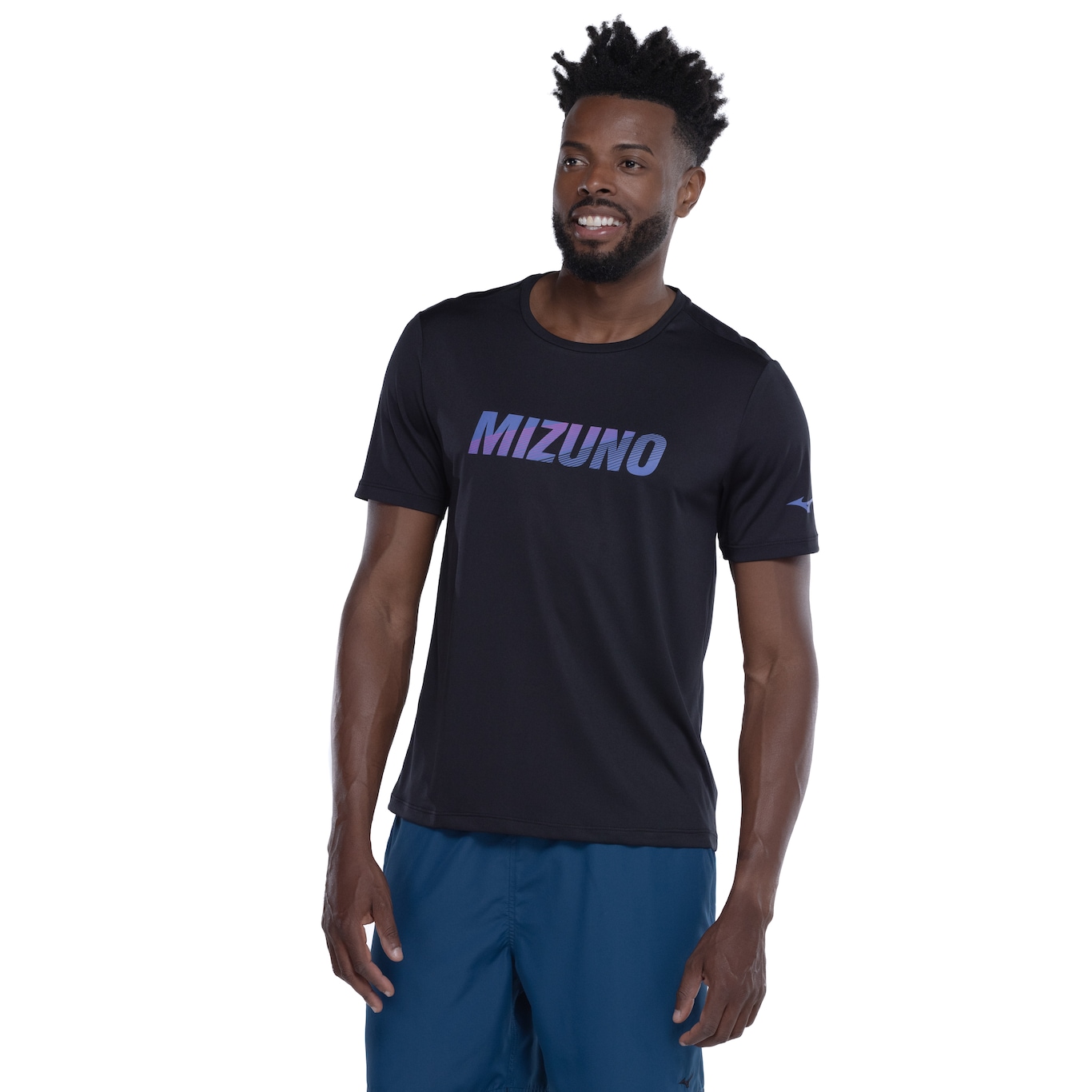 Camiseta Masculina Mizuno Manga Curta Energy Stamp - Video 1