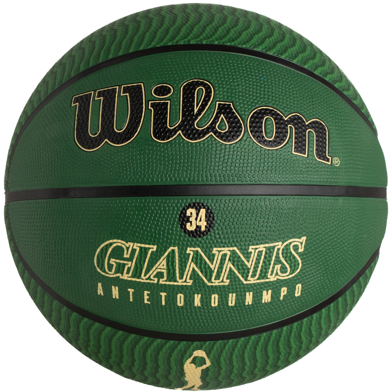 Bola de Basquete Giannis Antetokounmpo Wilson NBA Player Icon - Foto 1