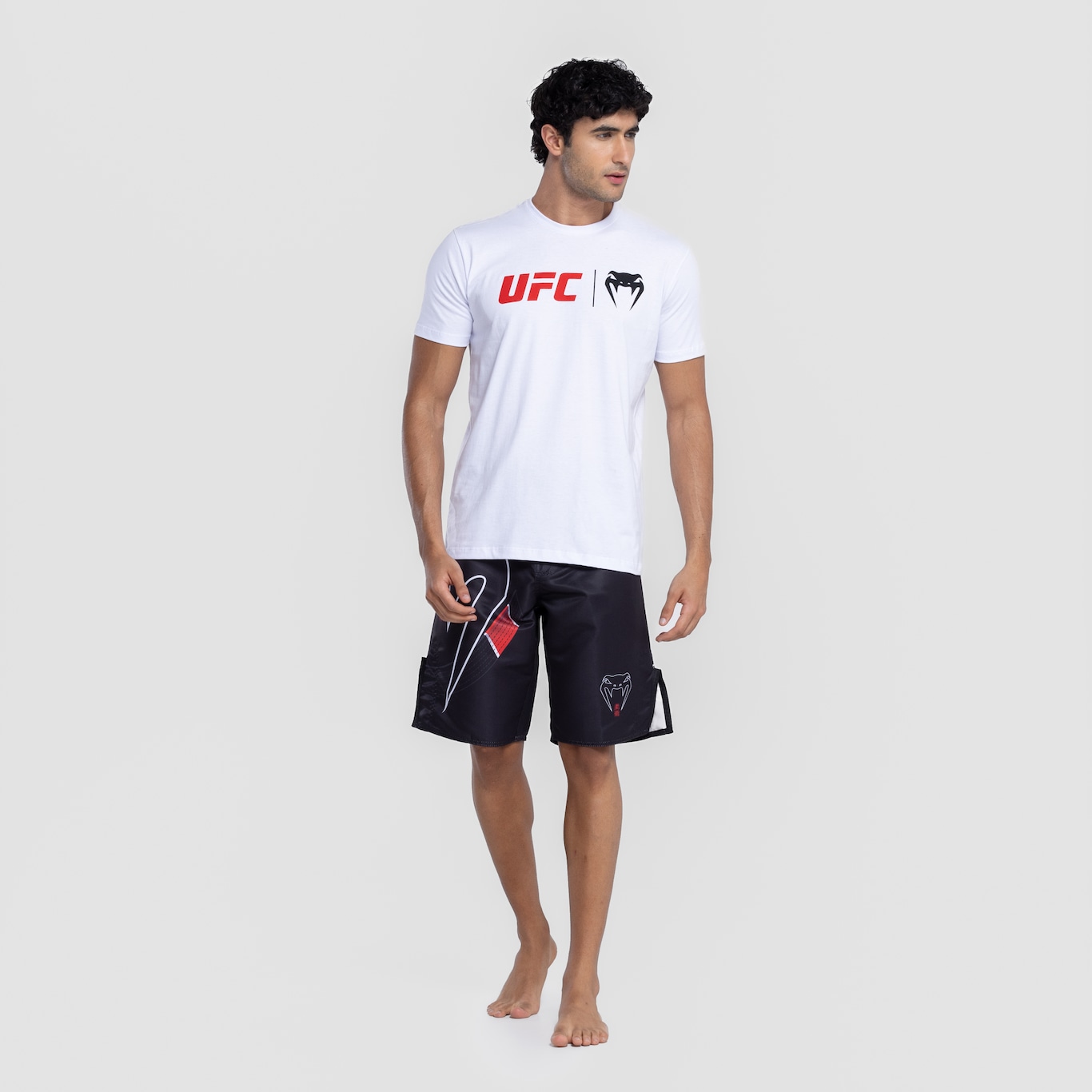 Camiseta Masculina UFC Venum Manga Curta Classic - Foto 4