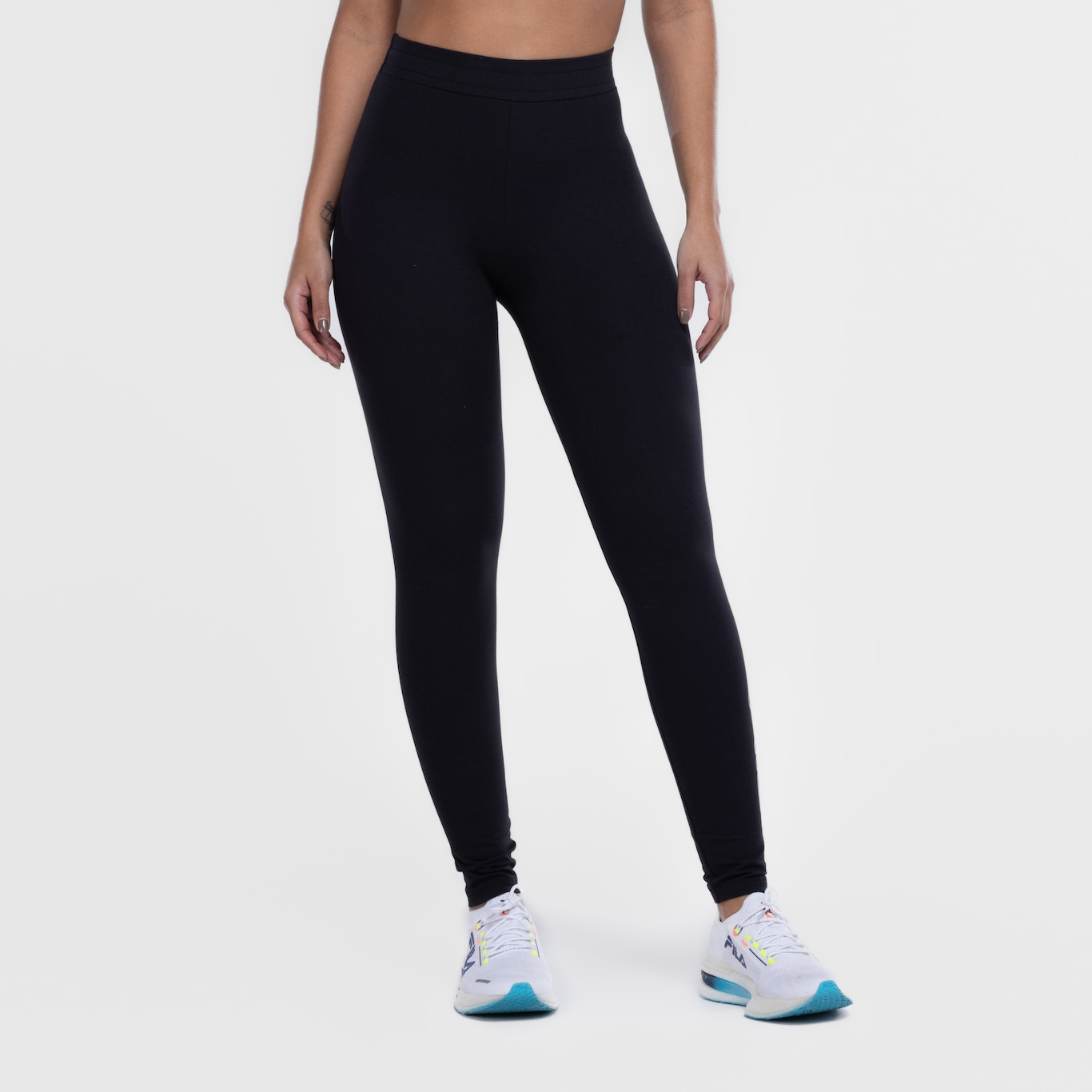 Calça Legging Feminina Fila Letter Mid - Foto 4