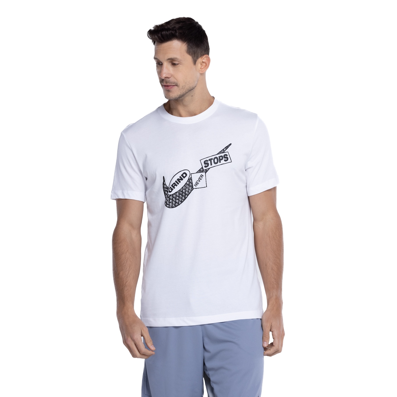 Camiseta Masculina Nike Manga Curta Dri-fit Gym Kit - Video 1