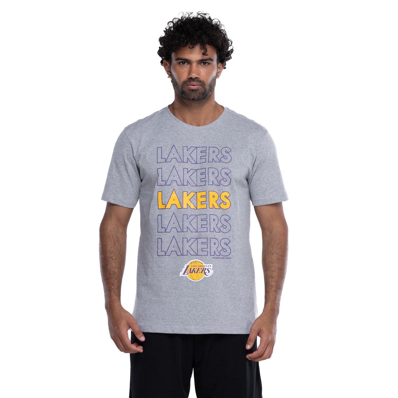 Camiseta do Los Angeles Lakers NBA Masculina NB958 Contour - Video 1