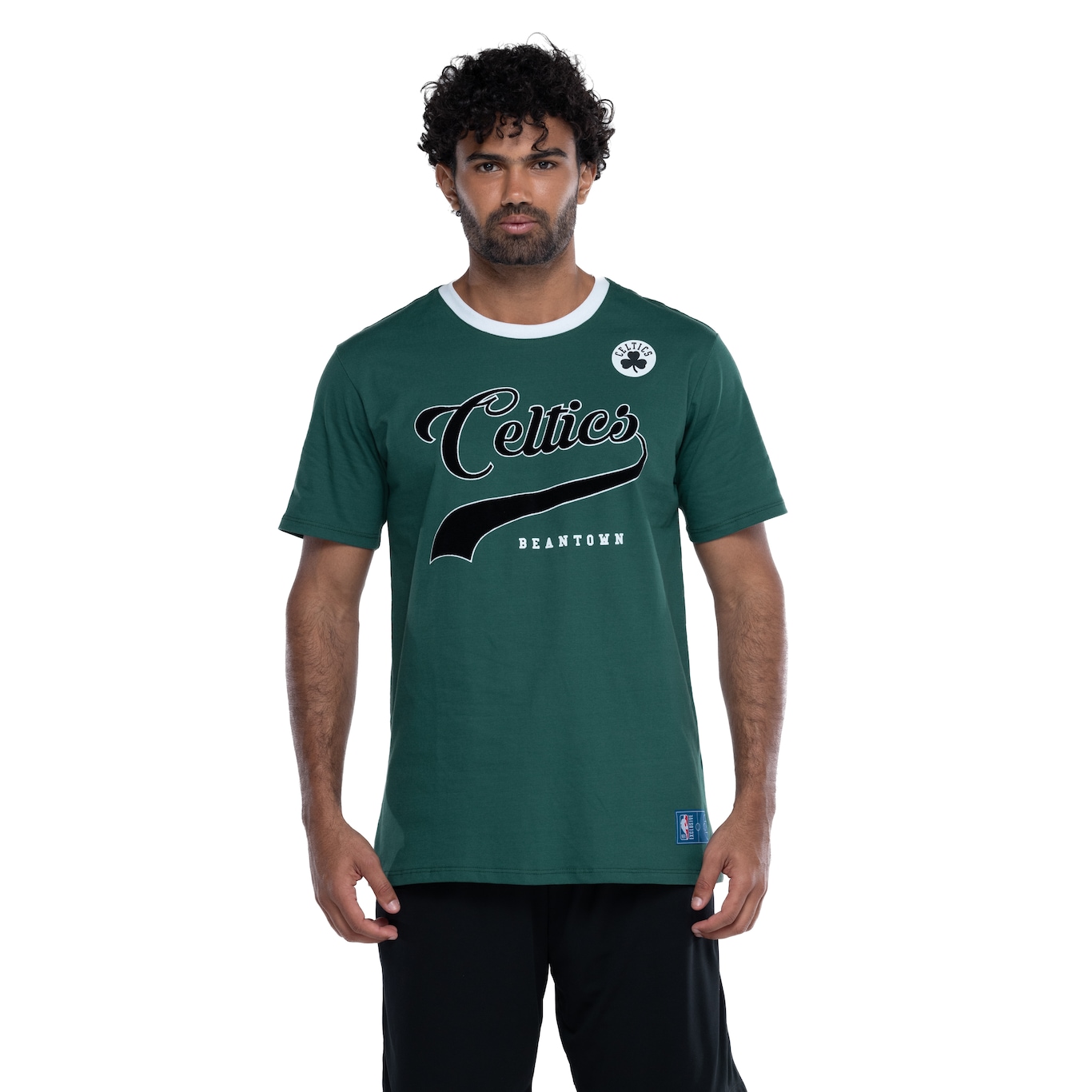 Camiseta do Boston Celtics NBA Masculina NB995 Floco Team - Video 1