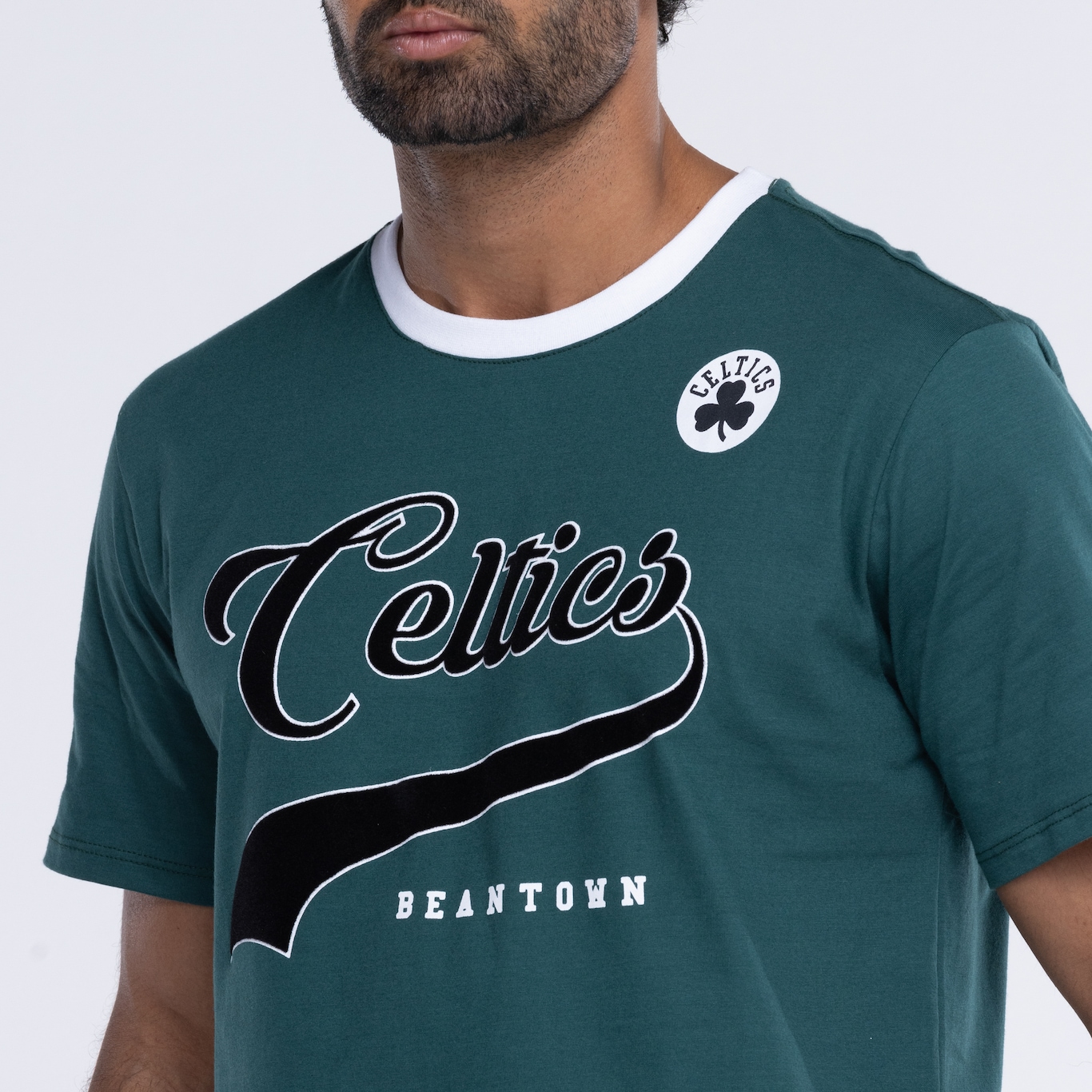 Camiseta do Boston Celtics NBA Masculina NB995 Floco Team - Foto 6