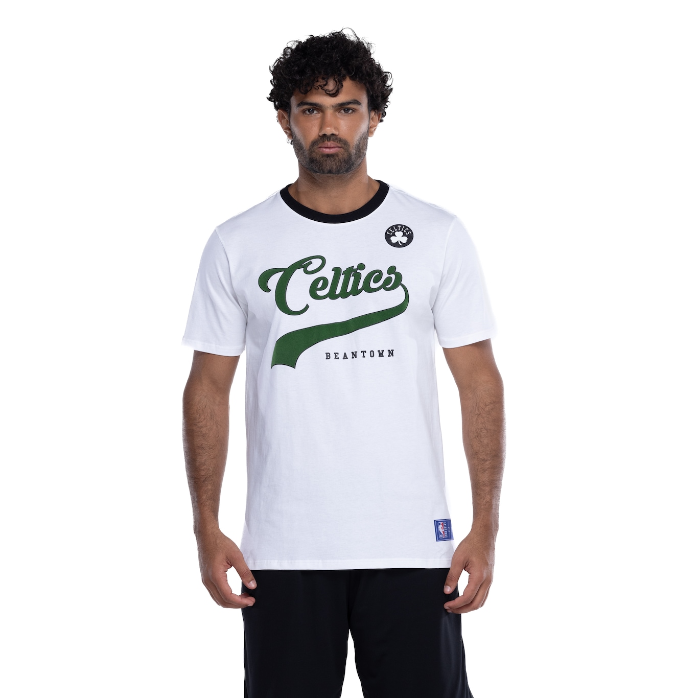 Camiseta do Boston Celtics NBA Masculina NB995 Floco Team - Video 1