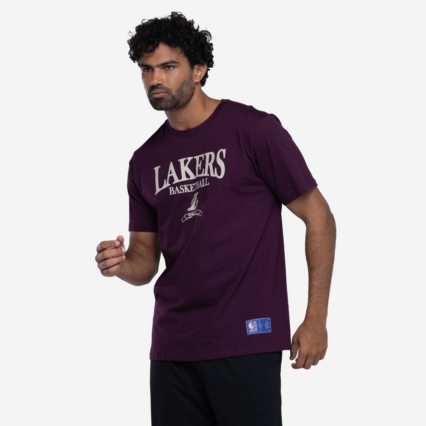 Camiseta do Los Angeles Lakers NBA Masculina NB954 Classic - Foto 5