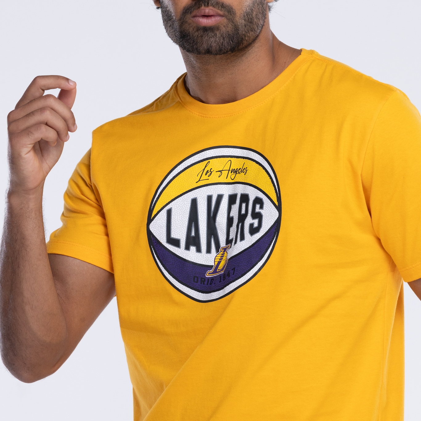 Camiseta do Los Angeles Lakers NBA Masculina NB968 - Foto 6