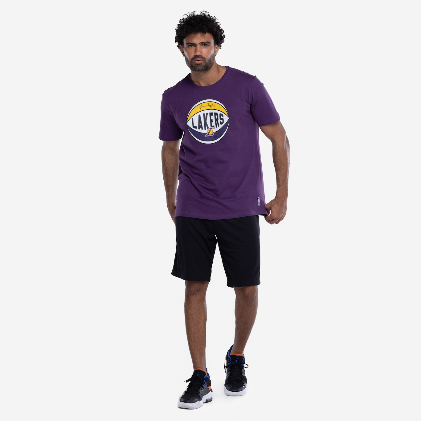 Camiseta do Los Angeles Lakers NBA Masculina NB968 - Foto 4