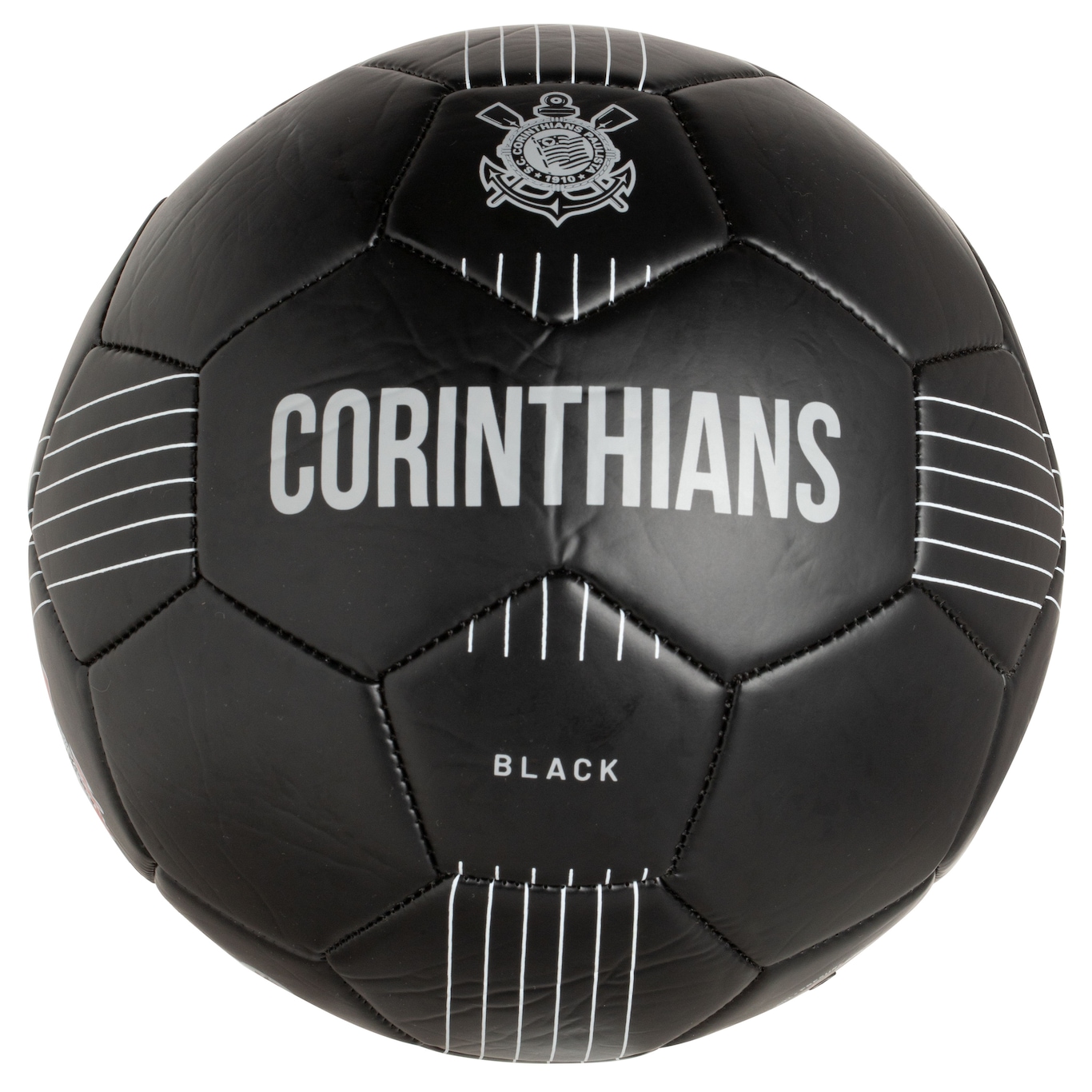 Bola de Futebol de Campo Corinthians Black - Foto 1