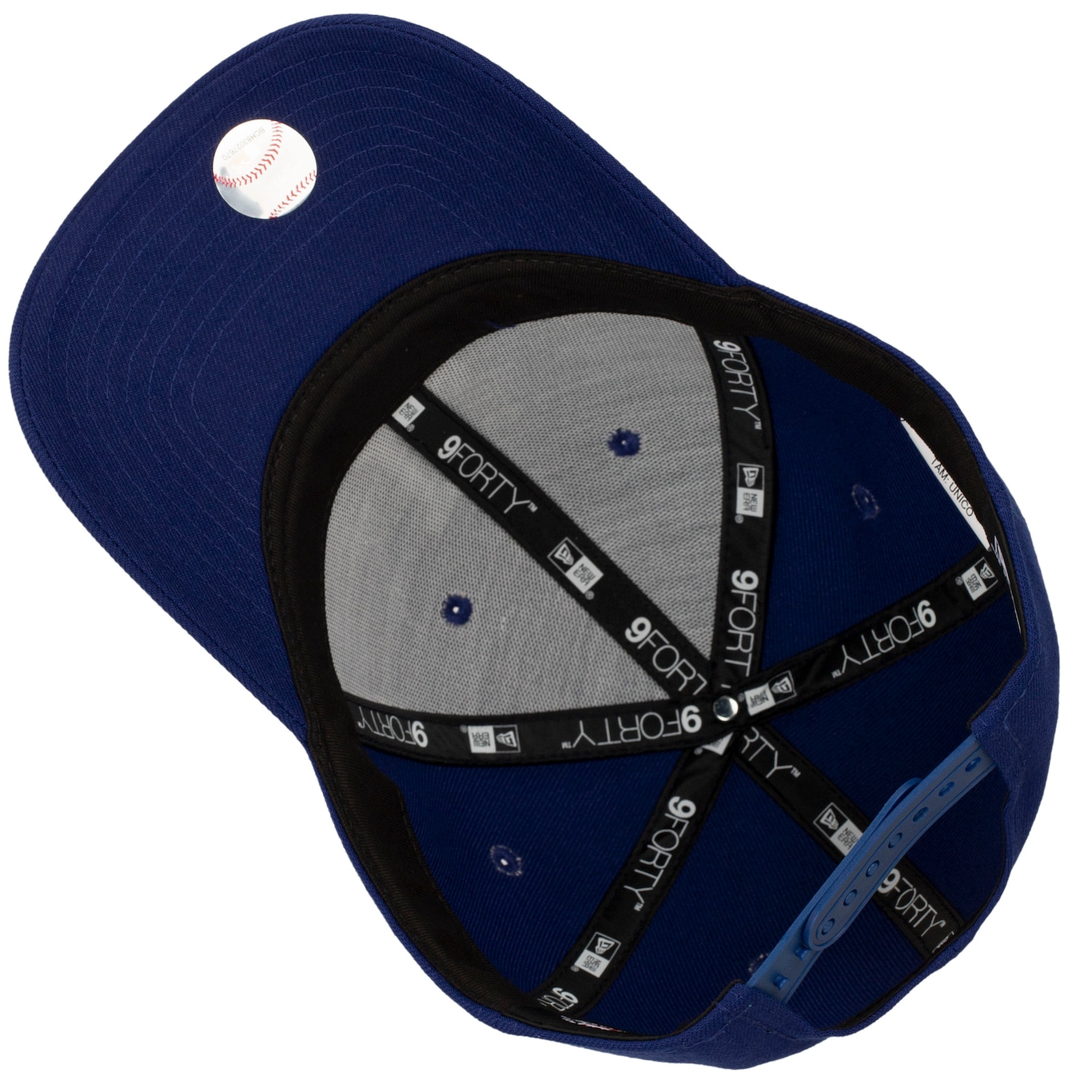 Boné Aba Curva Los Angeles Dodgers MLB 940 New Era Strapback Team Color Adulto - Foto 6