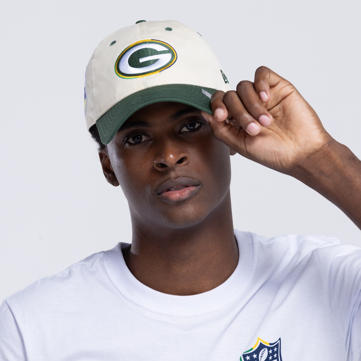 Boné do Green Bay Packers NFL Aba Curva New Era Strapback  920 SP Game 2024 Adulto - Foto 6