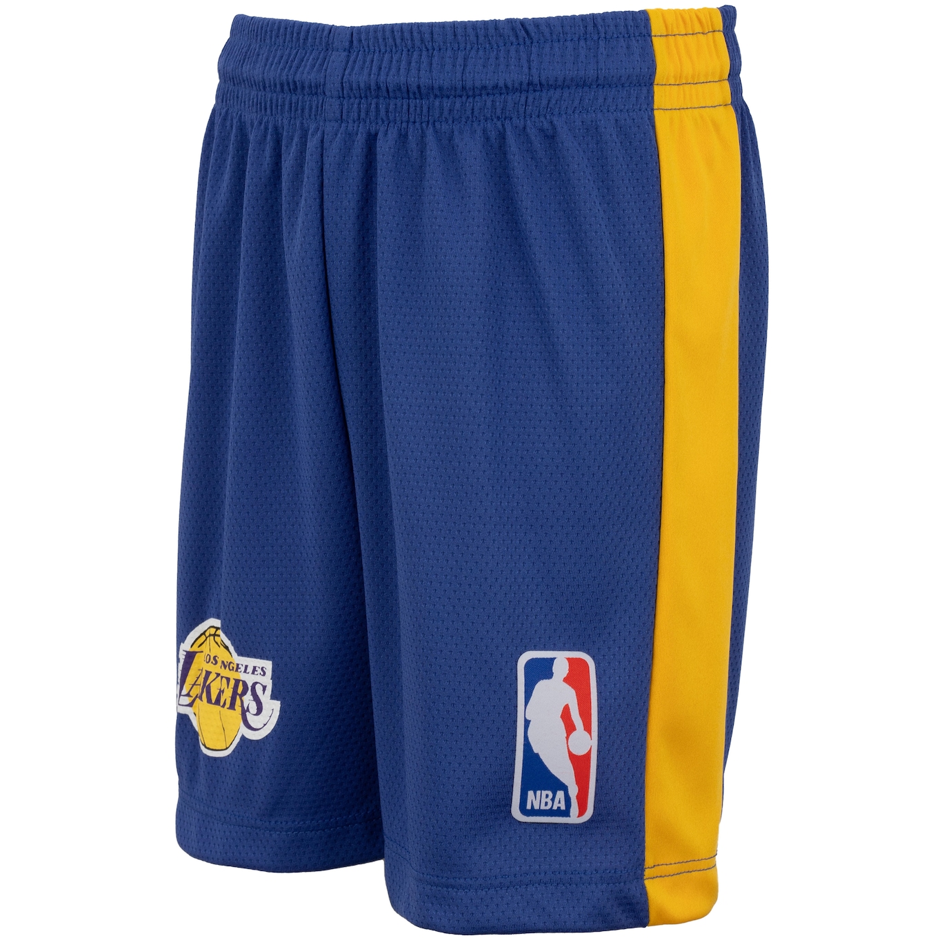 Kit de Uniforme do Los Angeles Lakers Infantil Braziline NBA Camiseta Regata + Calção - Foto 4