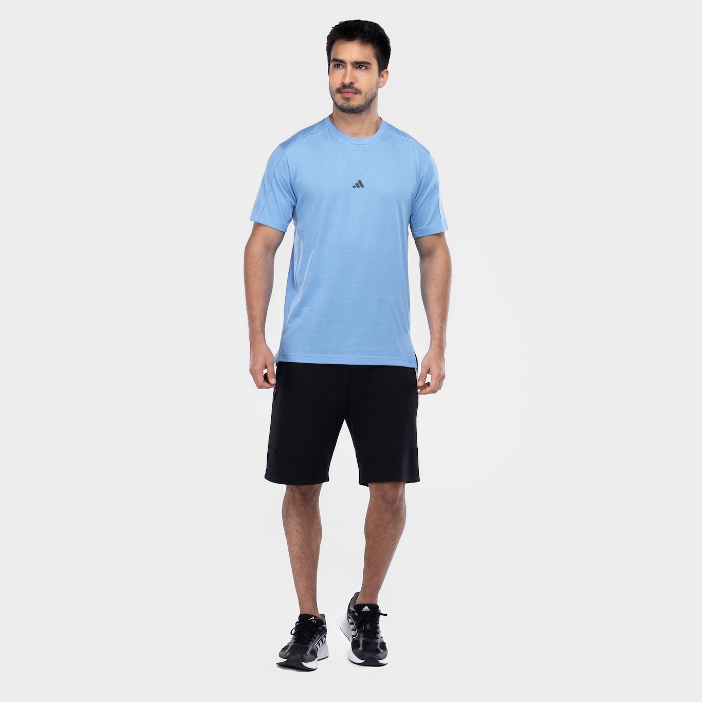 Camiseta Masculina adidas Manga Curta Yoga Premium - Foto 4