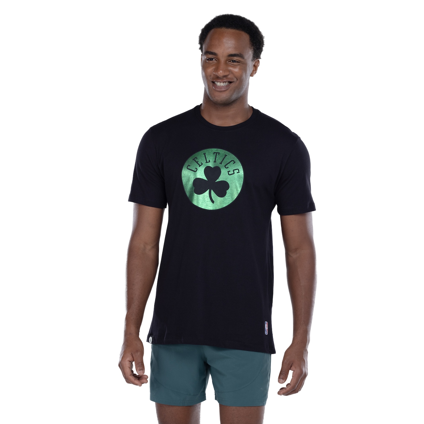 Camiseta do Boston Celtics Masculina NBA Manga Curta Gloss - Foto 1