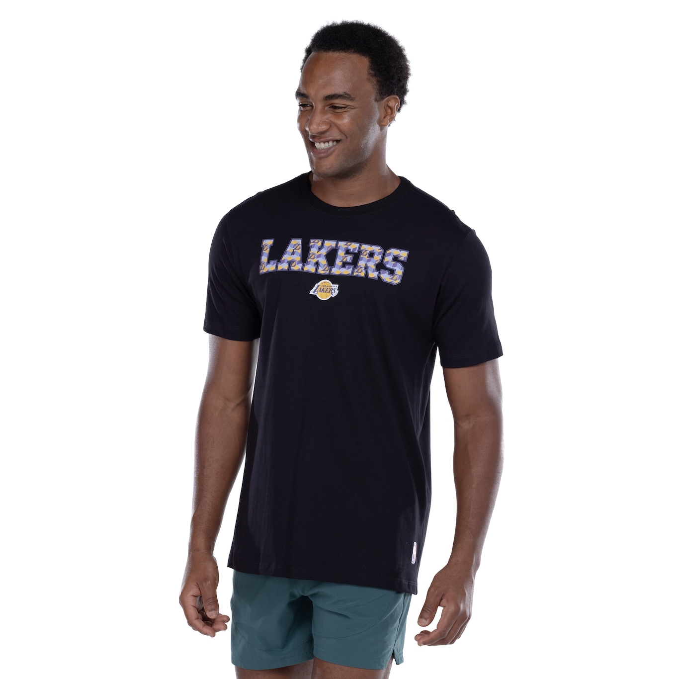 Camiseta do Los Angeles Lakers NBA Masculina Cubic N0147 - Foto 1