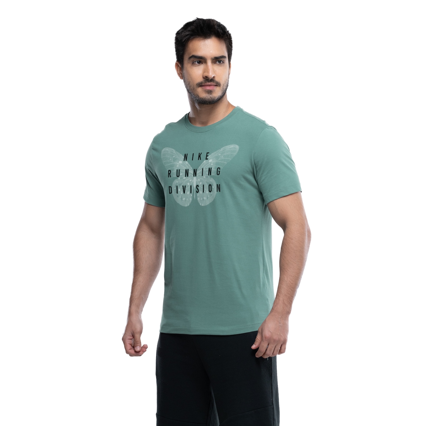 Camiseta Masculina Nike Manga Curta Dri-Fit Tee Run Div - Video 1