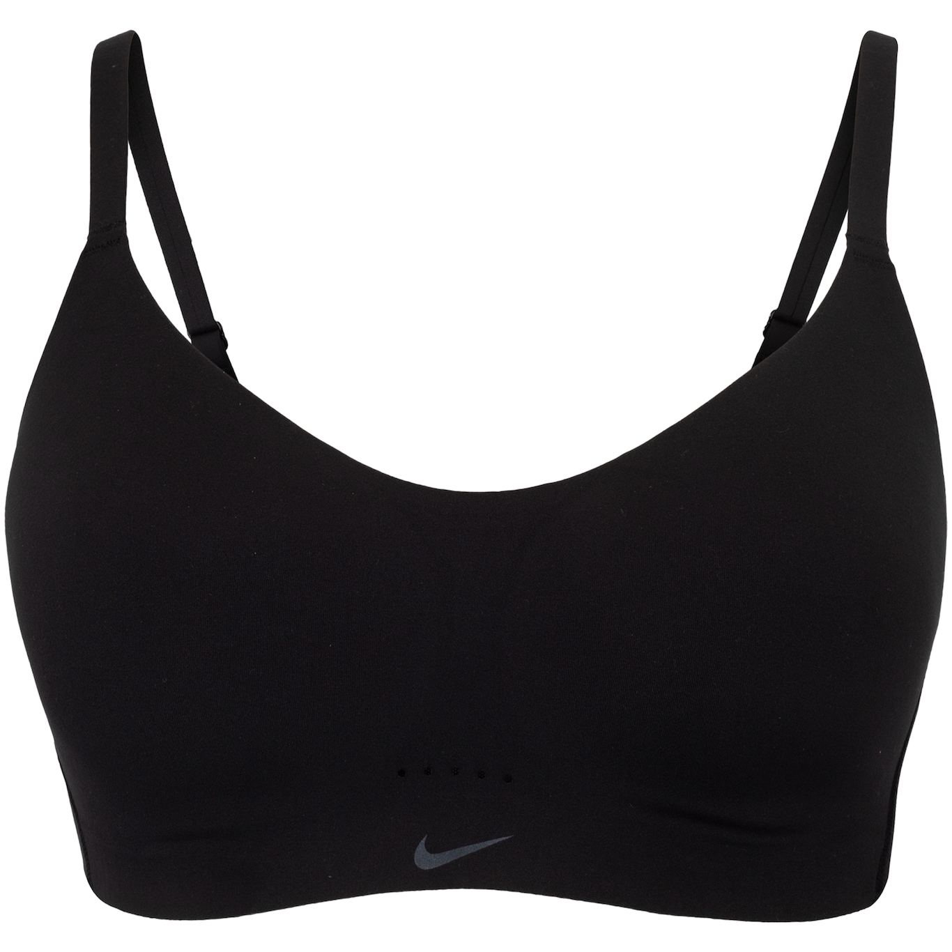 Top Fitness com Bojo Nike Baixa Sustentação Alate Coverage LS Bra Adulto - Foto 1