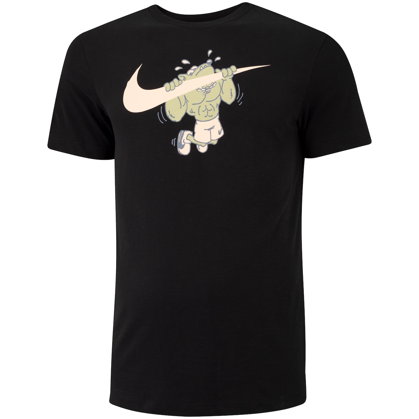 Camiseta Masculina Nike Manga Curta Dri-fit Tee Slub IY - Foto 1