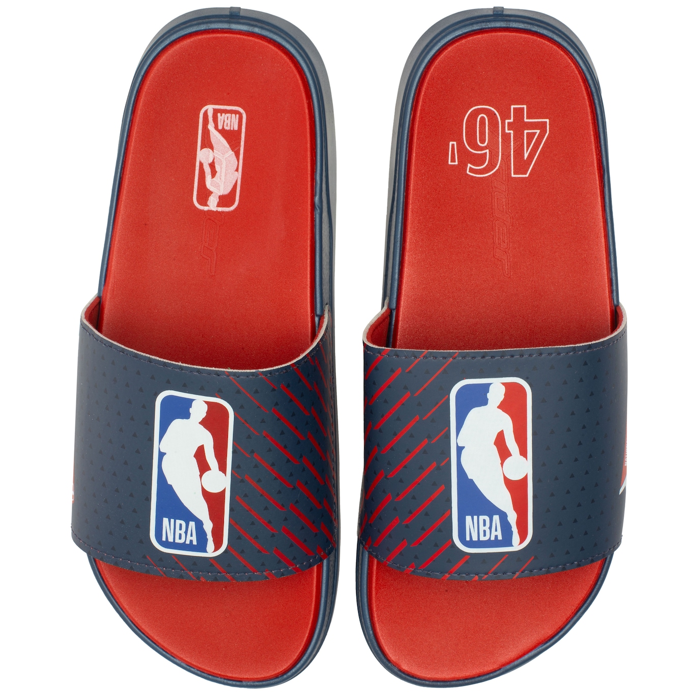 Chinelo Rider do Chicago Bulls NBA Jam II Slide + Meia Cano Alto Adulto - Foto 2