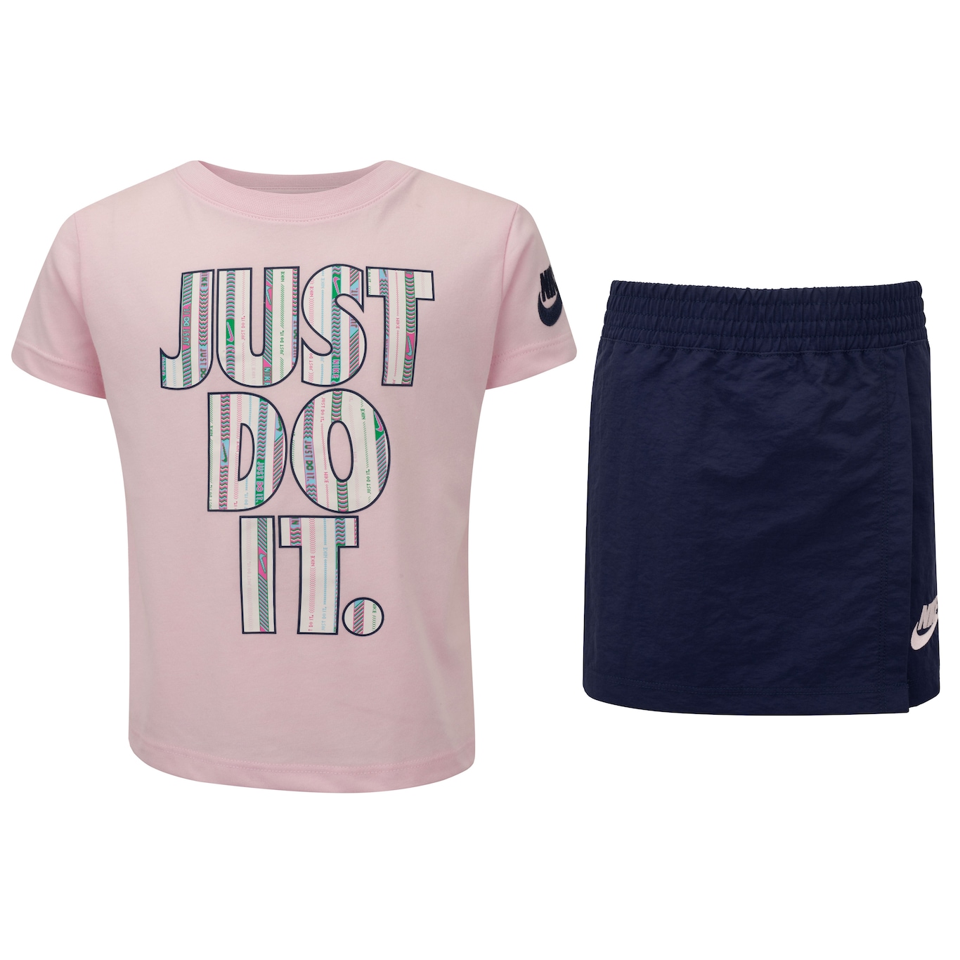 Conjunto Infantil Nike Happy Campr MSH Camiseta + Bermuda - Foto 1