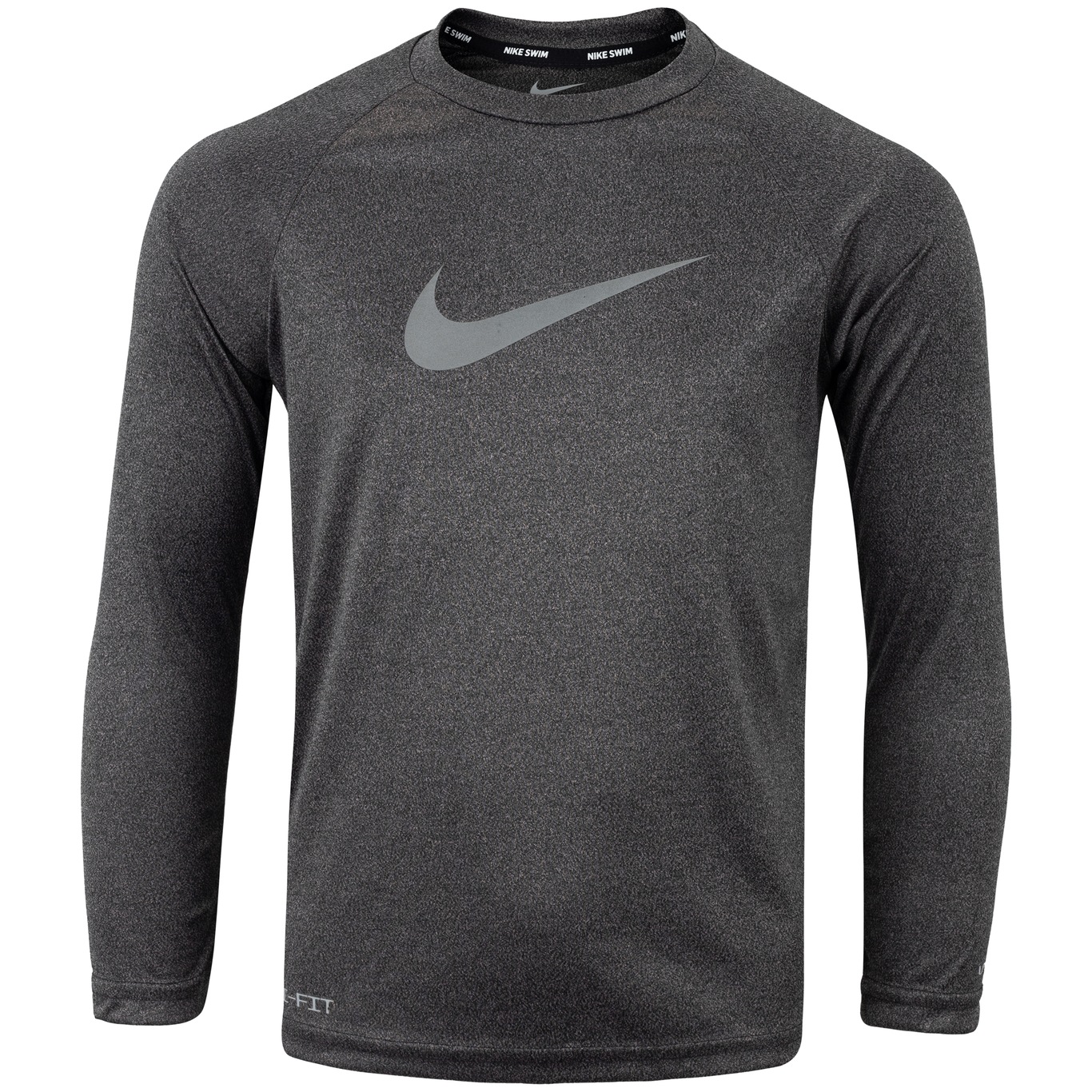 Camiseta Infantil Nike Manga Longa Heather Sleeve Hydrogua Proteção UV - Foto 1