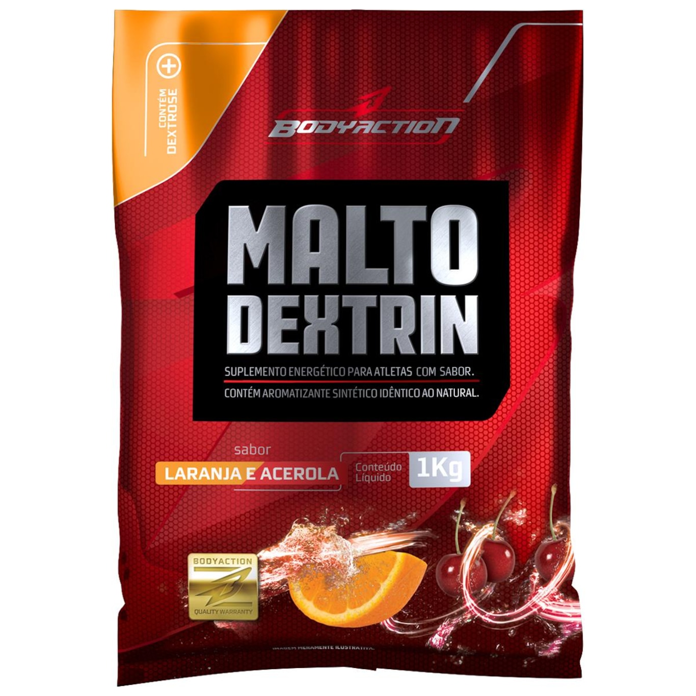 Maltodextrina Body Action - Acerola com Laranja - 1 kg | Centauro