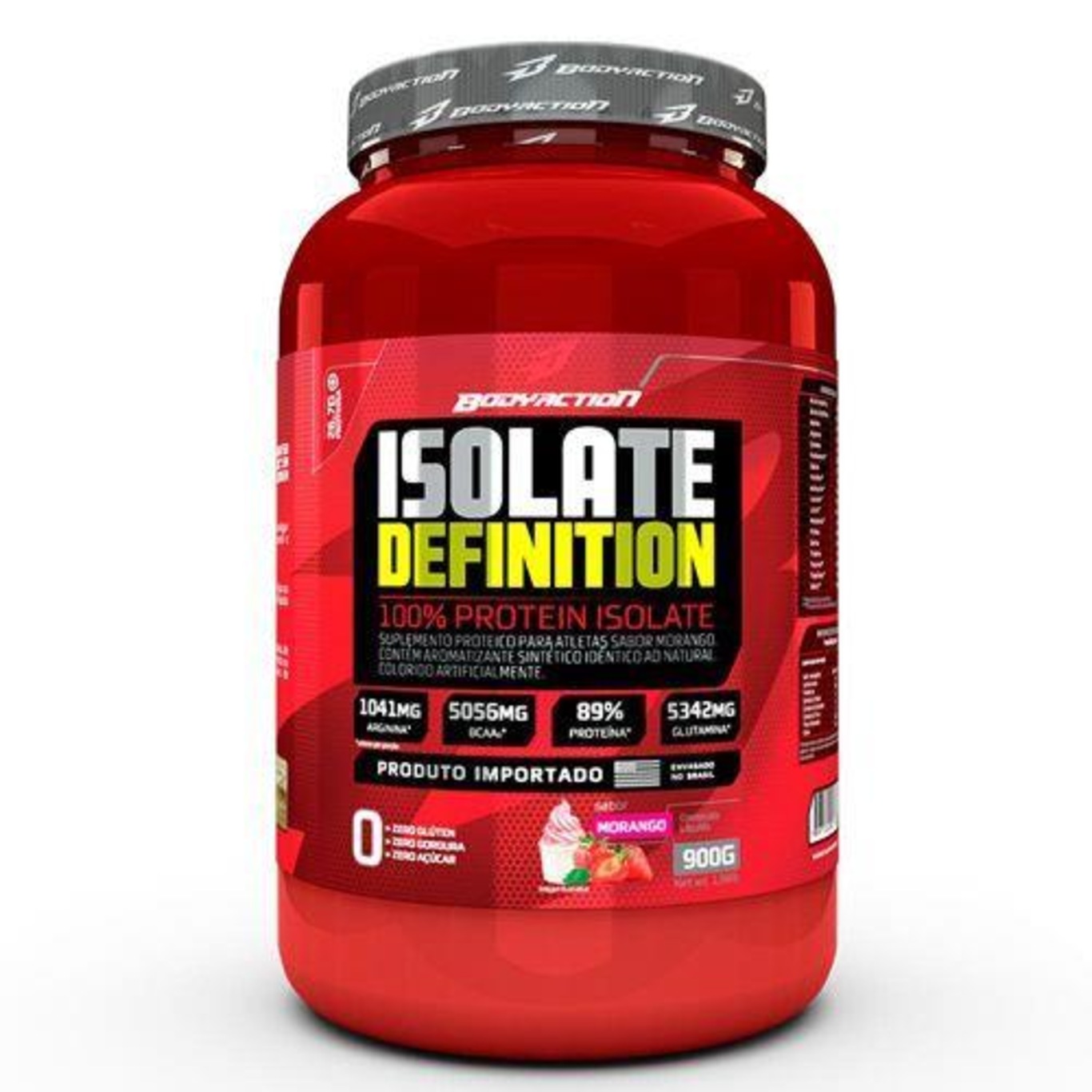 Whey Protein Isolado Body Action Whey Isolate Definition Morango