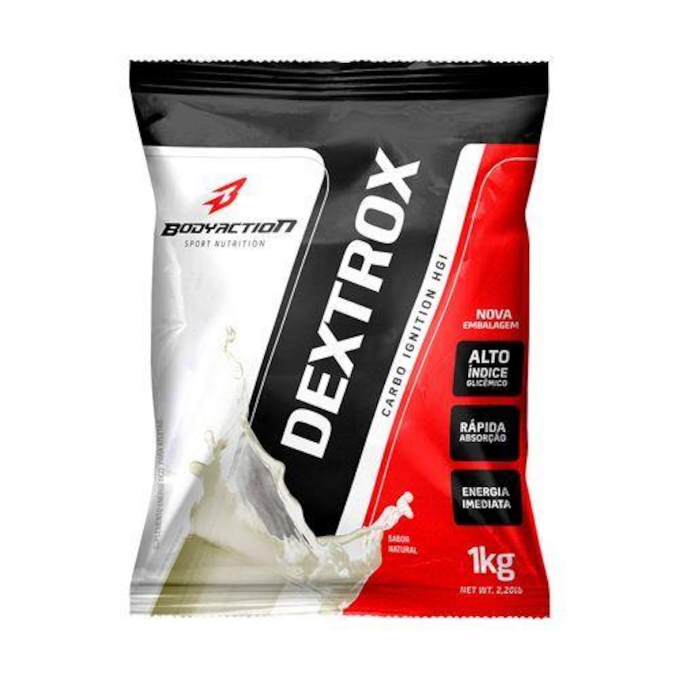 Dextrose Body Action Dextrox - Natural - 1 Kg - Foto 1