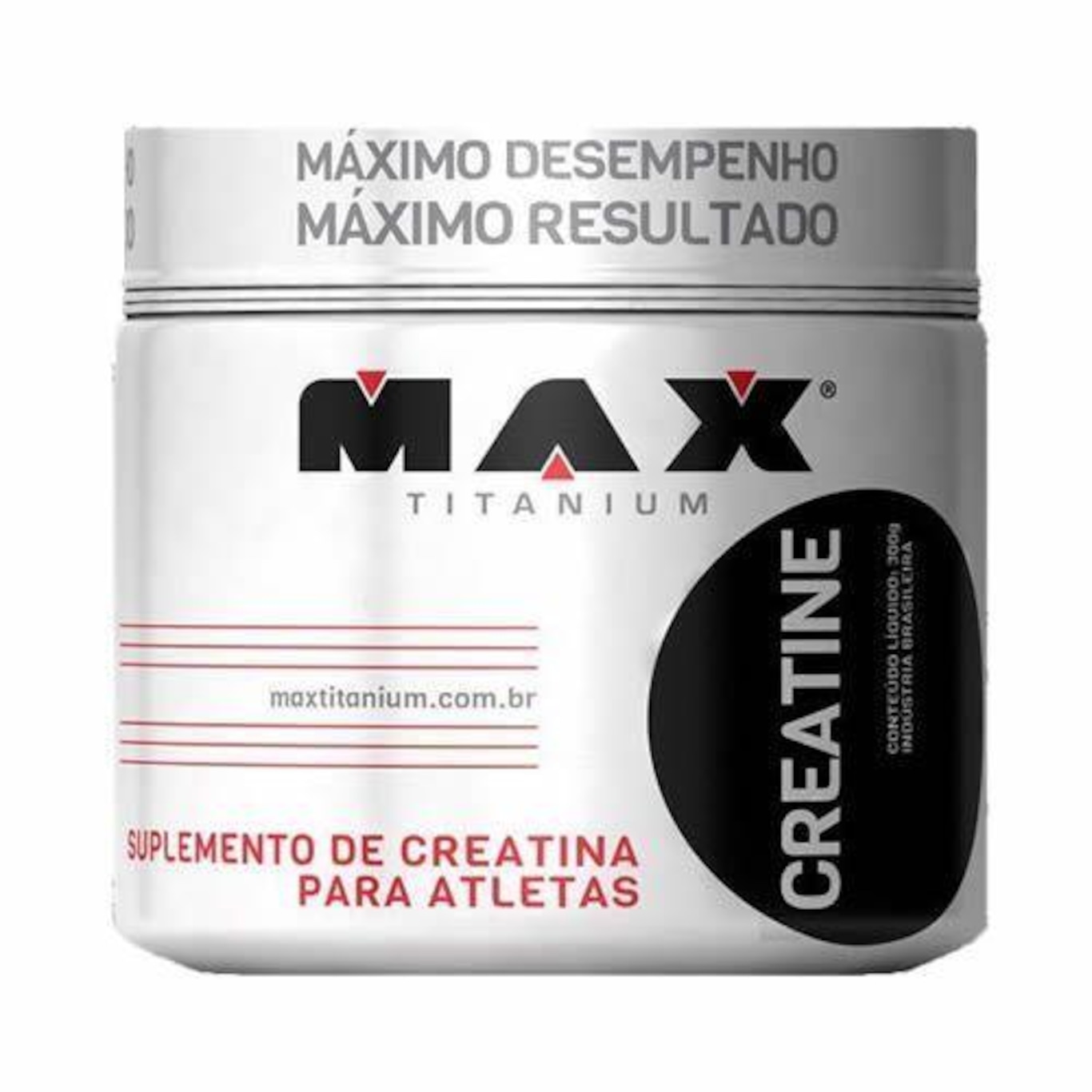 Top Whey 3W Max Titanium Refil - Morango - 1,8kg + Creatina - 300g - Foto 3