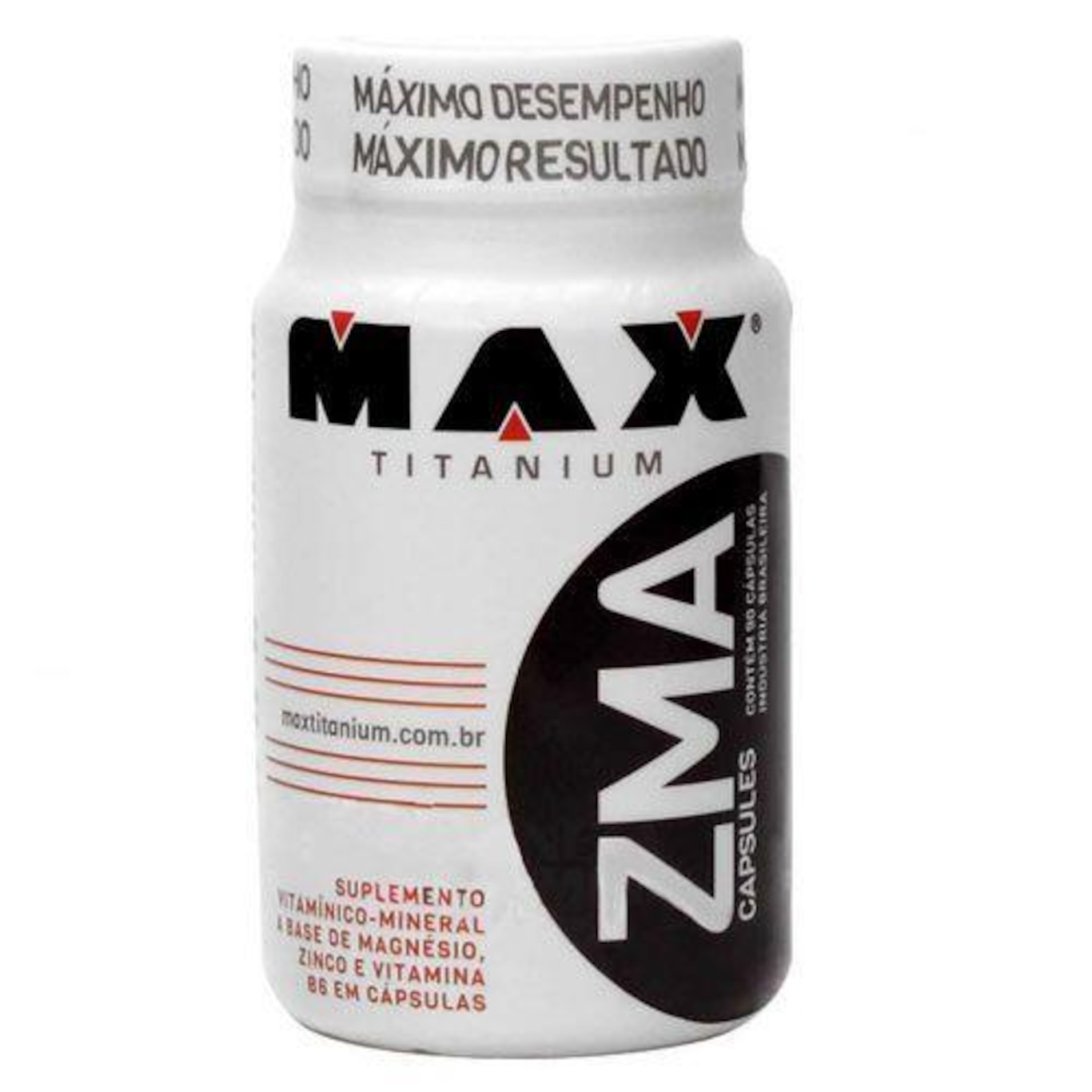 Top Whey 3W Max Titanium - Morango - 900g + ZMA - 90 Cápsulas - Foto 4