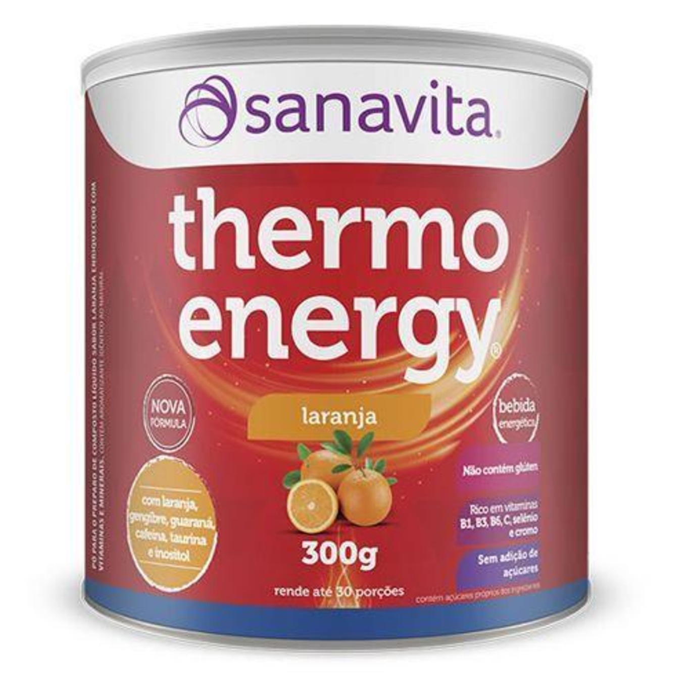 Energético Sanavita Thermo Energy - Laranja - 300g - Foto 1