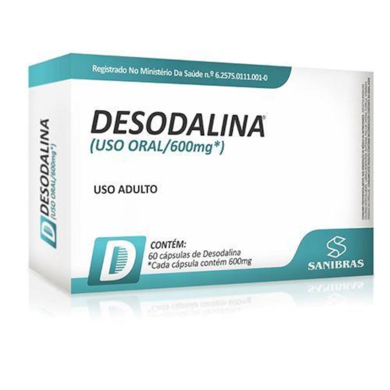 Multivitamínico Sanibras Desodalina - 60 Cápsulas - Foto 1