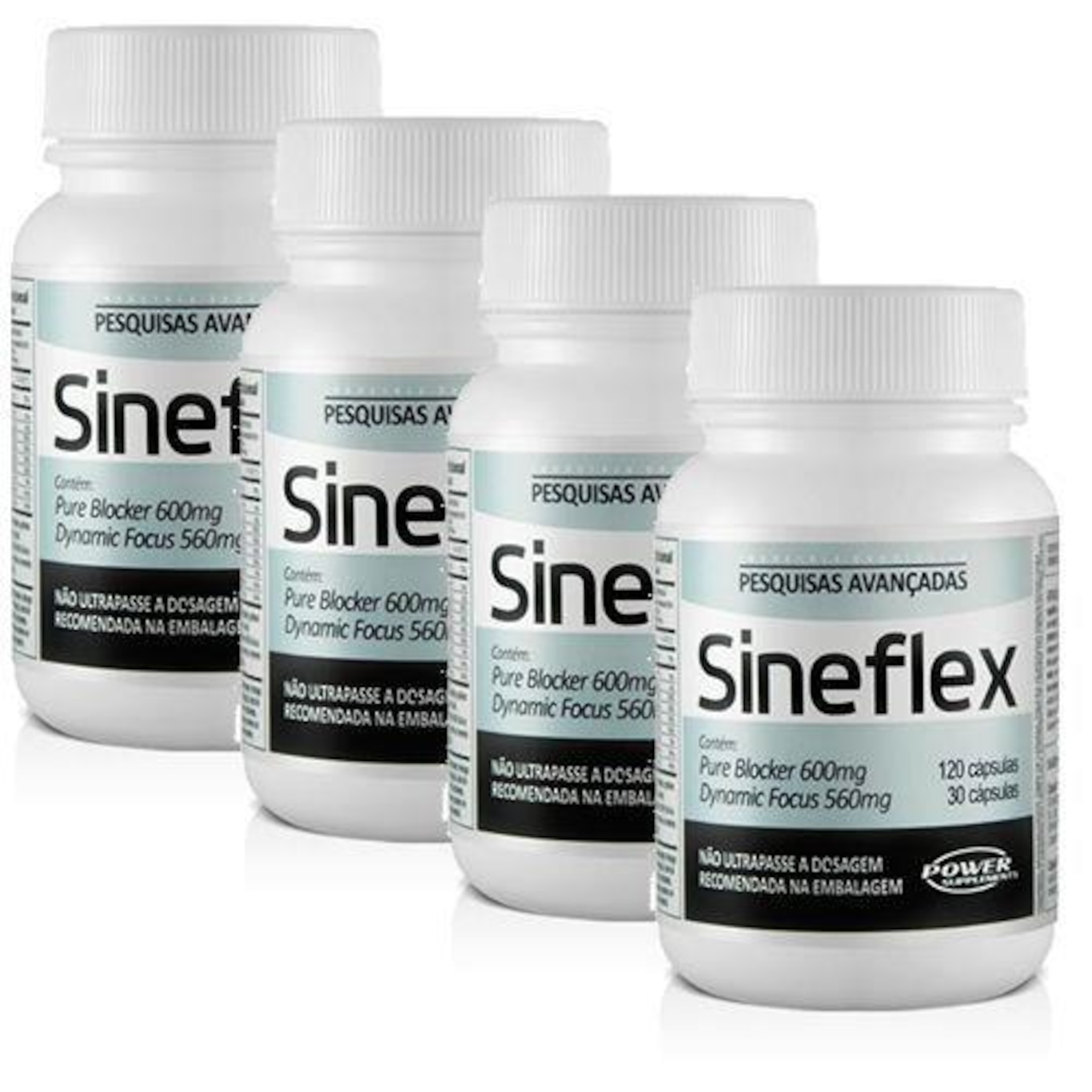 Termogênico Power Supplements Sineflex - 4 Frascos de 150 Cápsulas cada - Foto 1