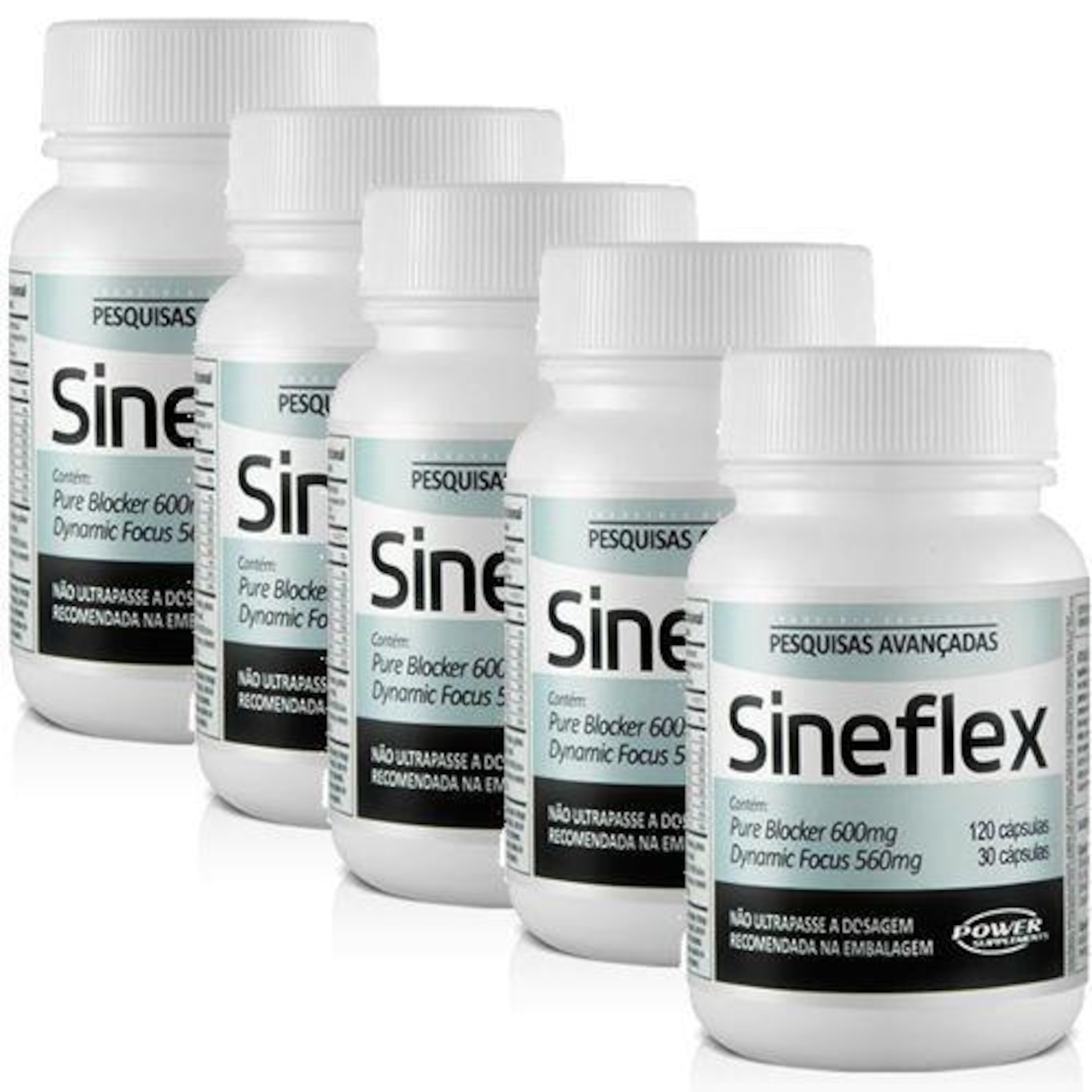 Termogênico Power Supplements Sineflex - 5 Frascos com 150 Cápsulas cada - Foto 1