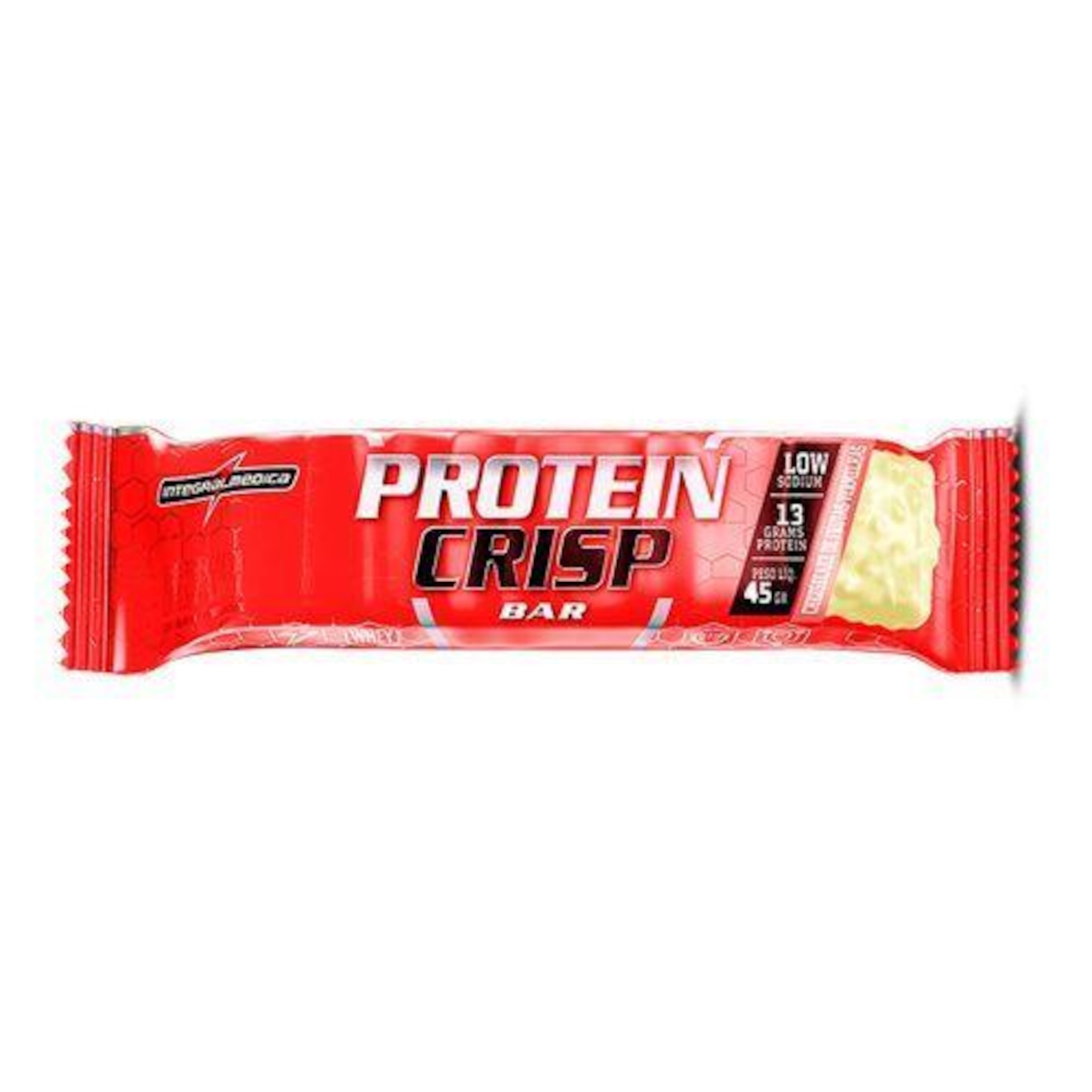 Protein Crisp Bar Integralmédica - Cheesecake de Frutas Vermelhas - 45g - Foto 1