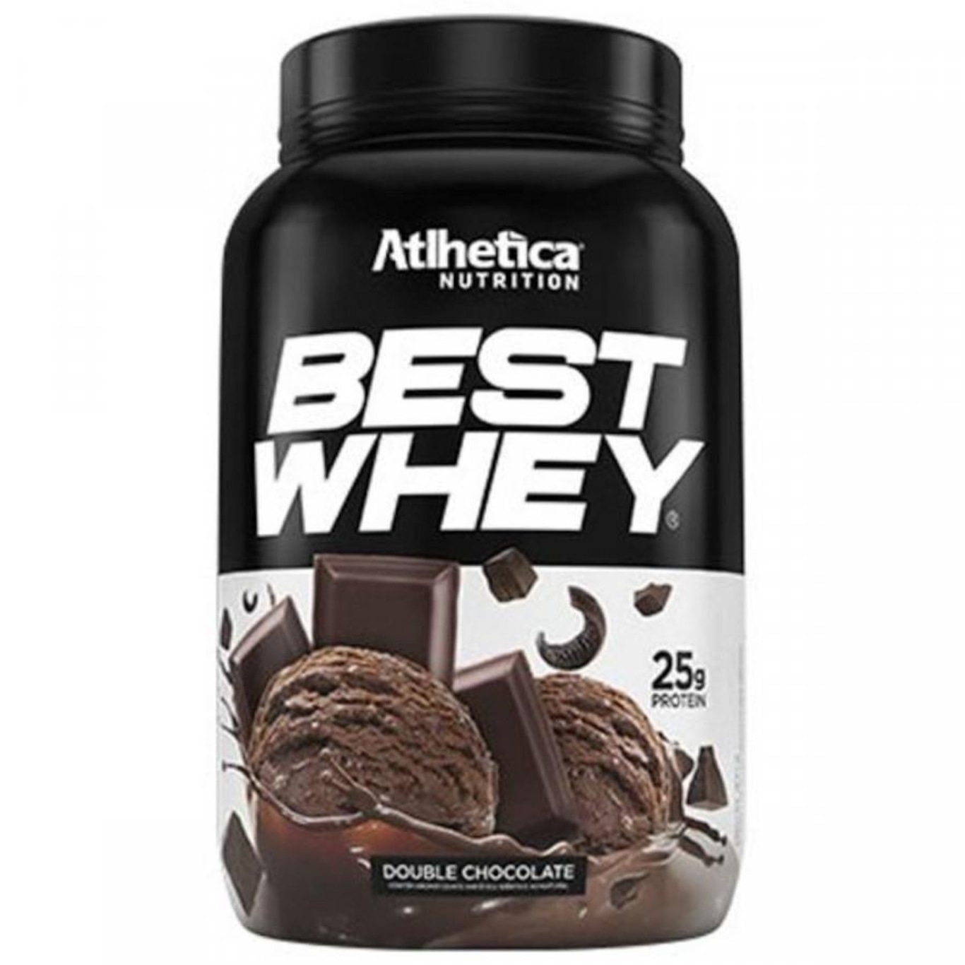 Whey Protein Atlhetica Nutrition Best Whey - Double Chocolate - 900g - Foto 1