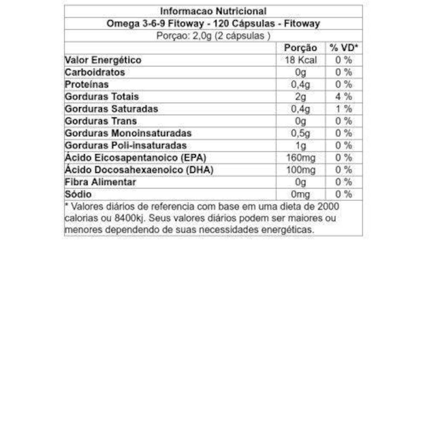 Ômega 3-6-9 Fitoway - 120 Cápsulas - Foto 2