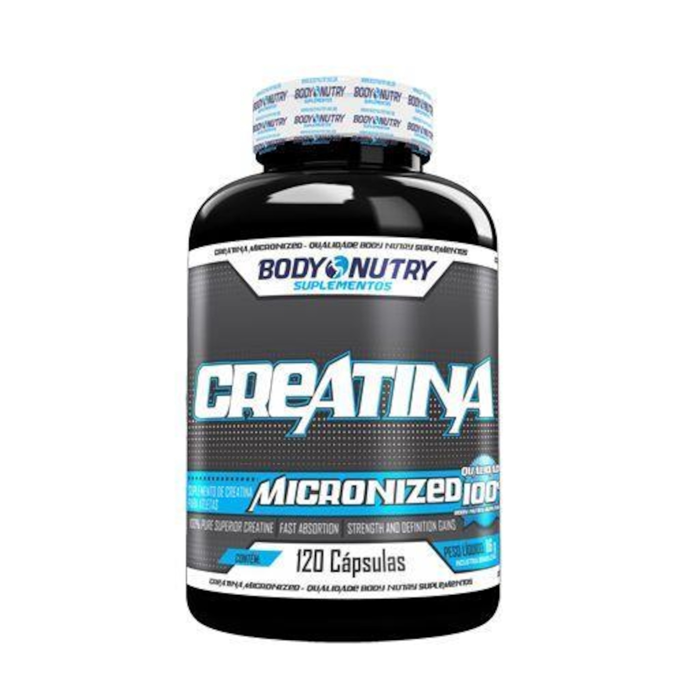 Creatina Body Nutry Micronized - 120 Cápsulas - Foto 1