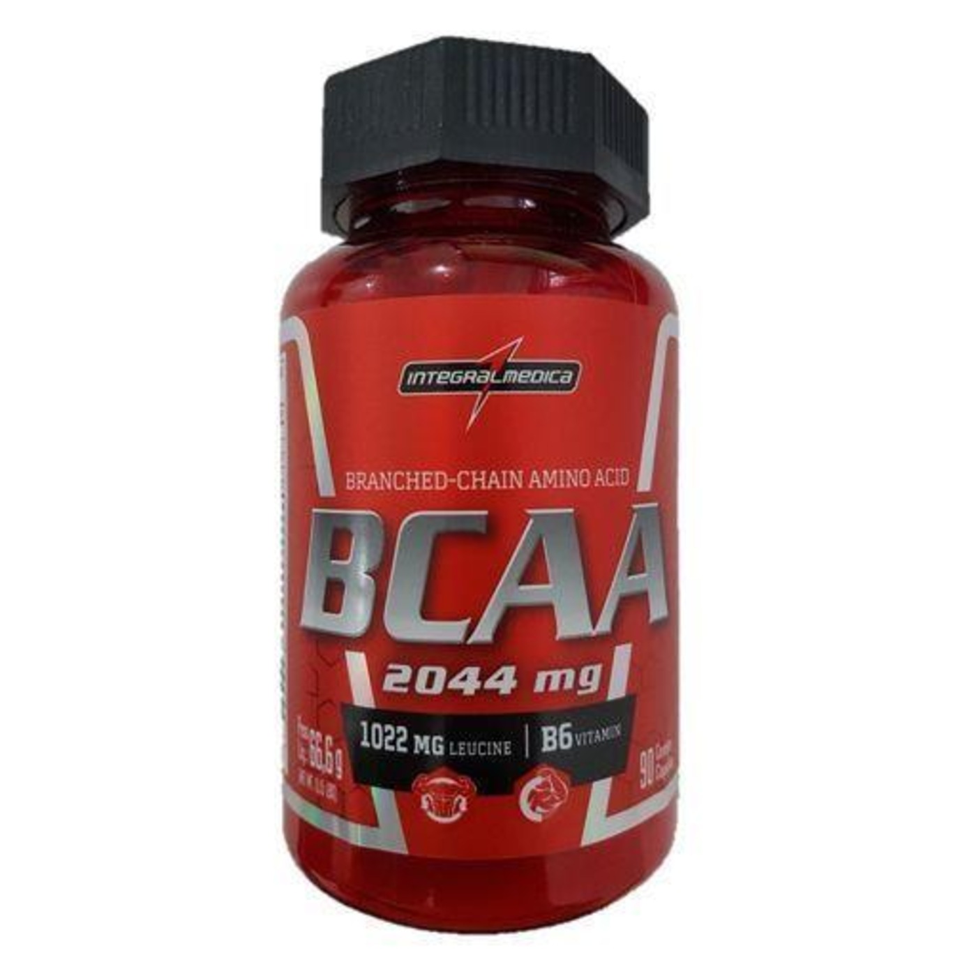 BCAA Integral Médica 2044mg - 90 Cápsulas - 10 Frascos - Foto 1