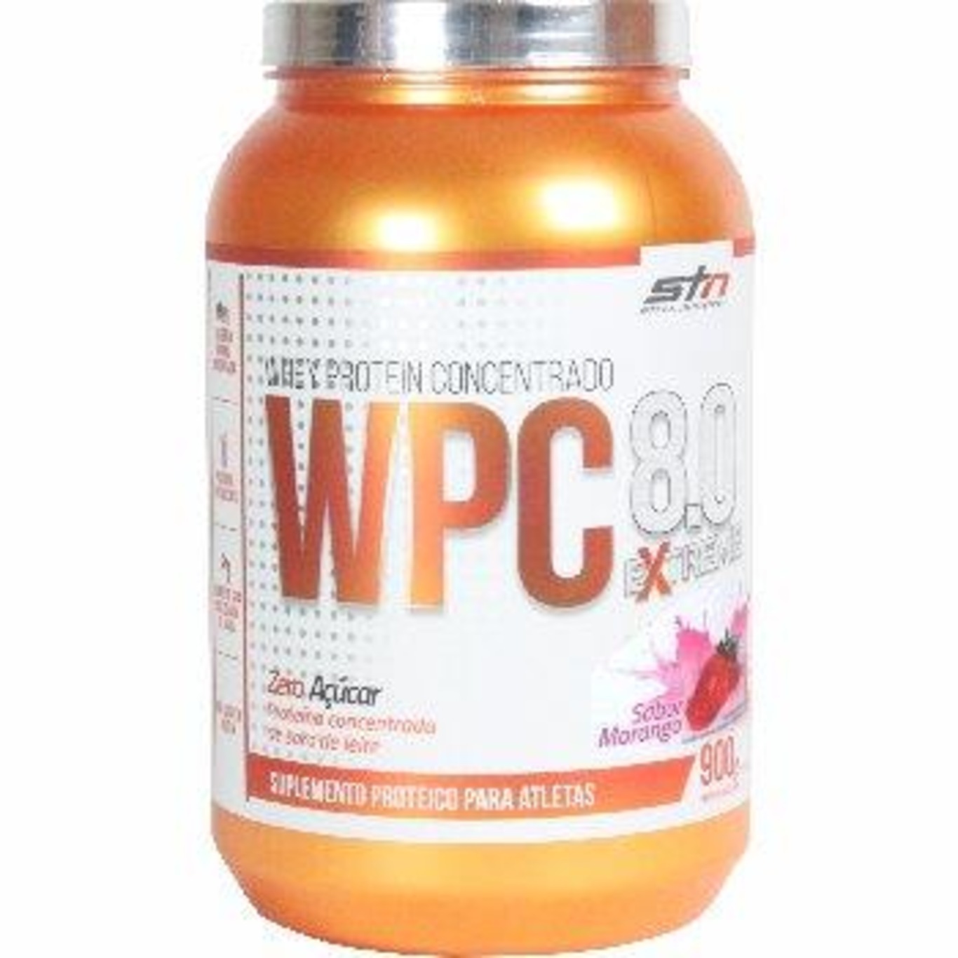 Whey Protein Concentrado Steel Nutrition WPC 8.0 Extreme Morango