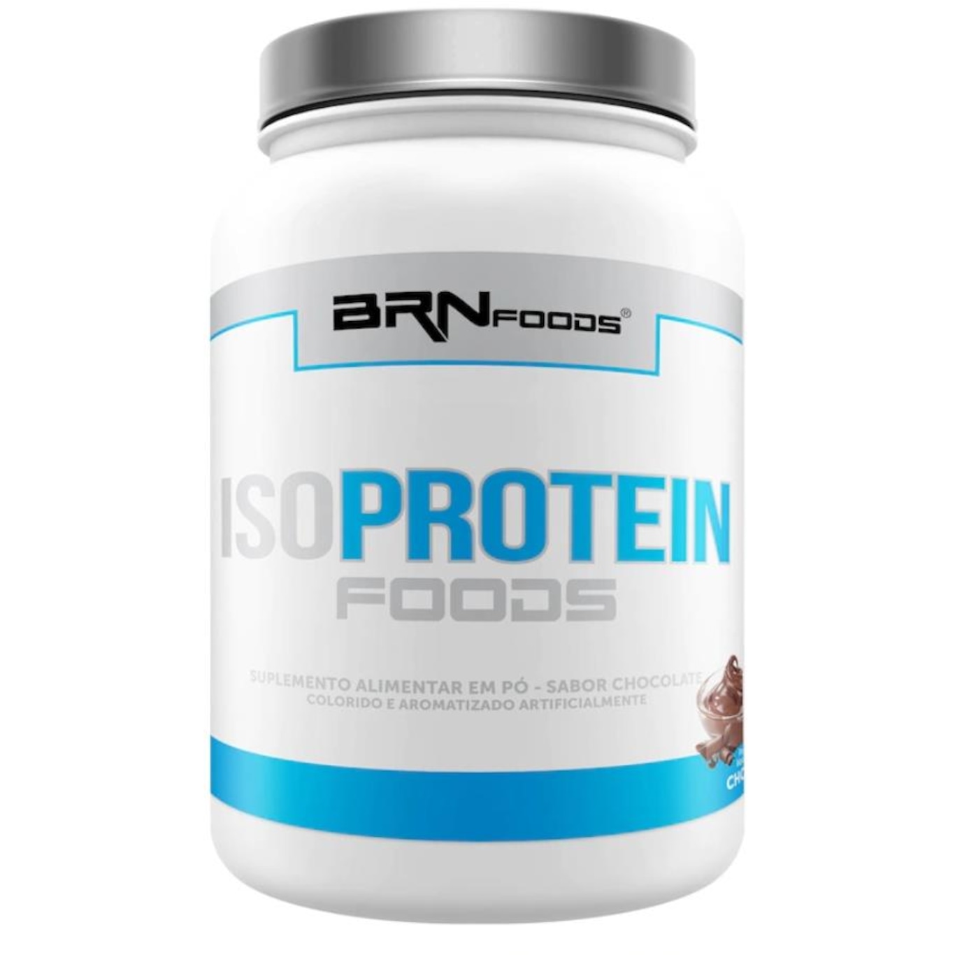 Whey Protein Isolada IsoProtein BRN Foods - Chocolate - 900g - Foto 1