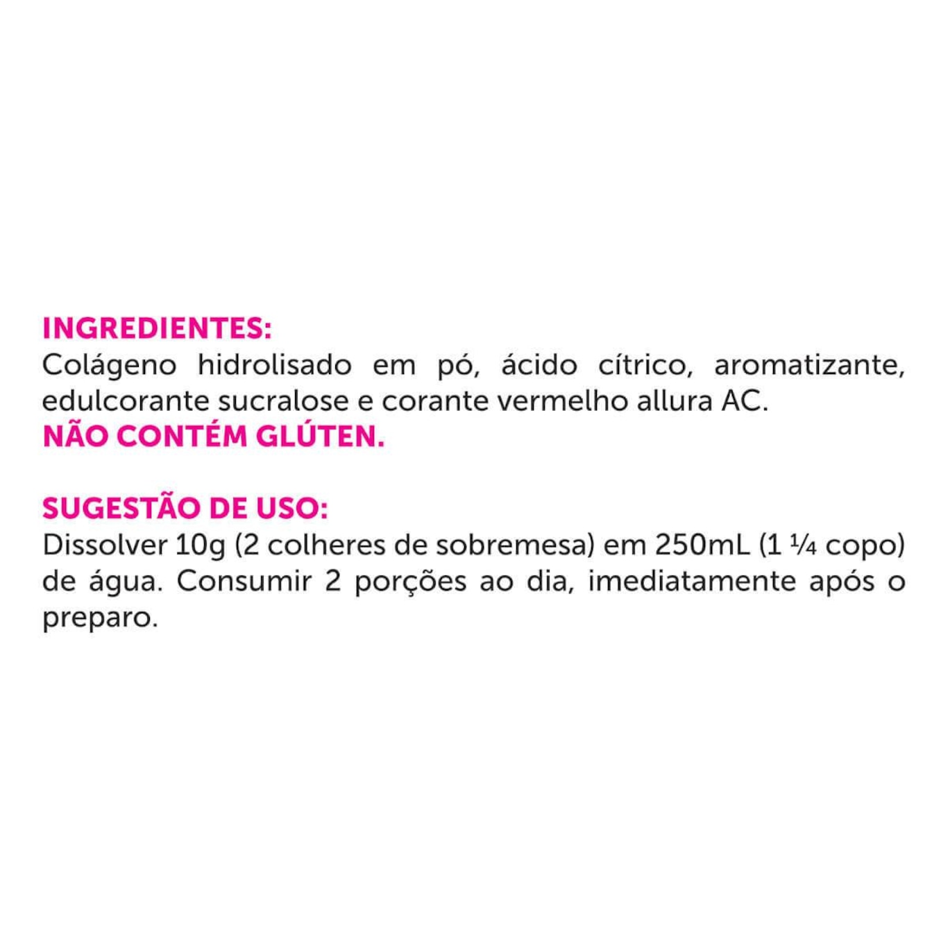 Colágeno BRN Foods Colagen Powder - Morango - 200g - Foto 2