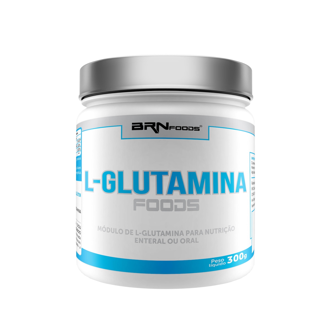 L-Glutamina BRN Foods - 300g - Foto 1