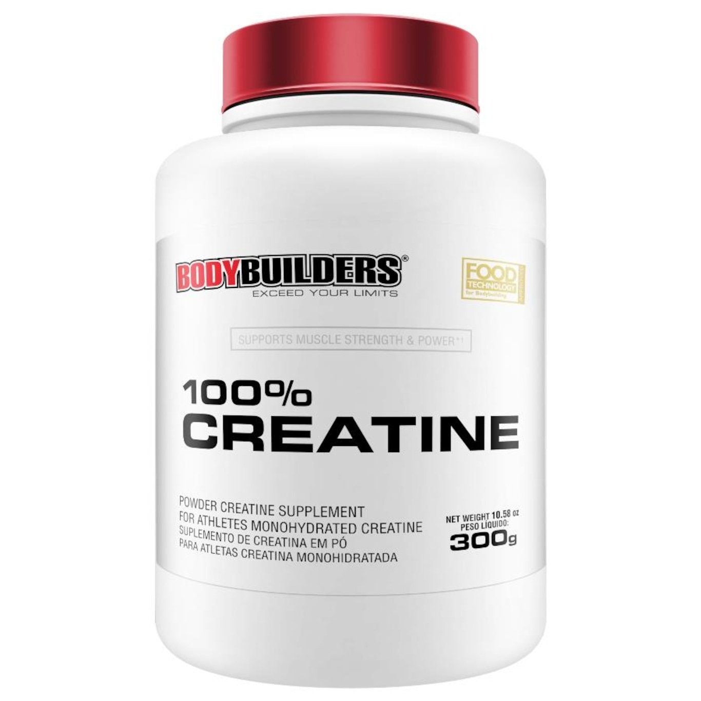 100% Creatina Bodybuilders - 300g - Foto 1