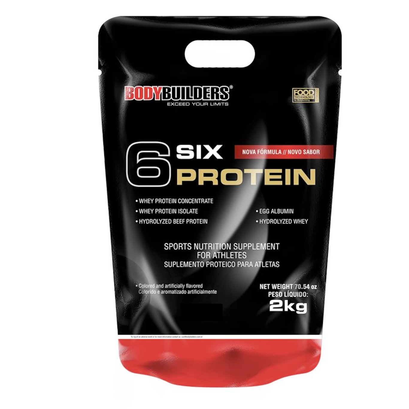 Whey Protein Bodybuilders 6 Six Protein -Chocolate - 2kg - Foto 1