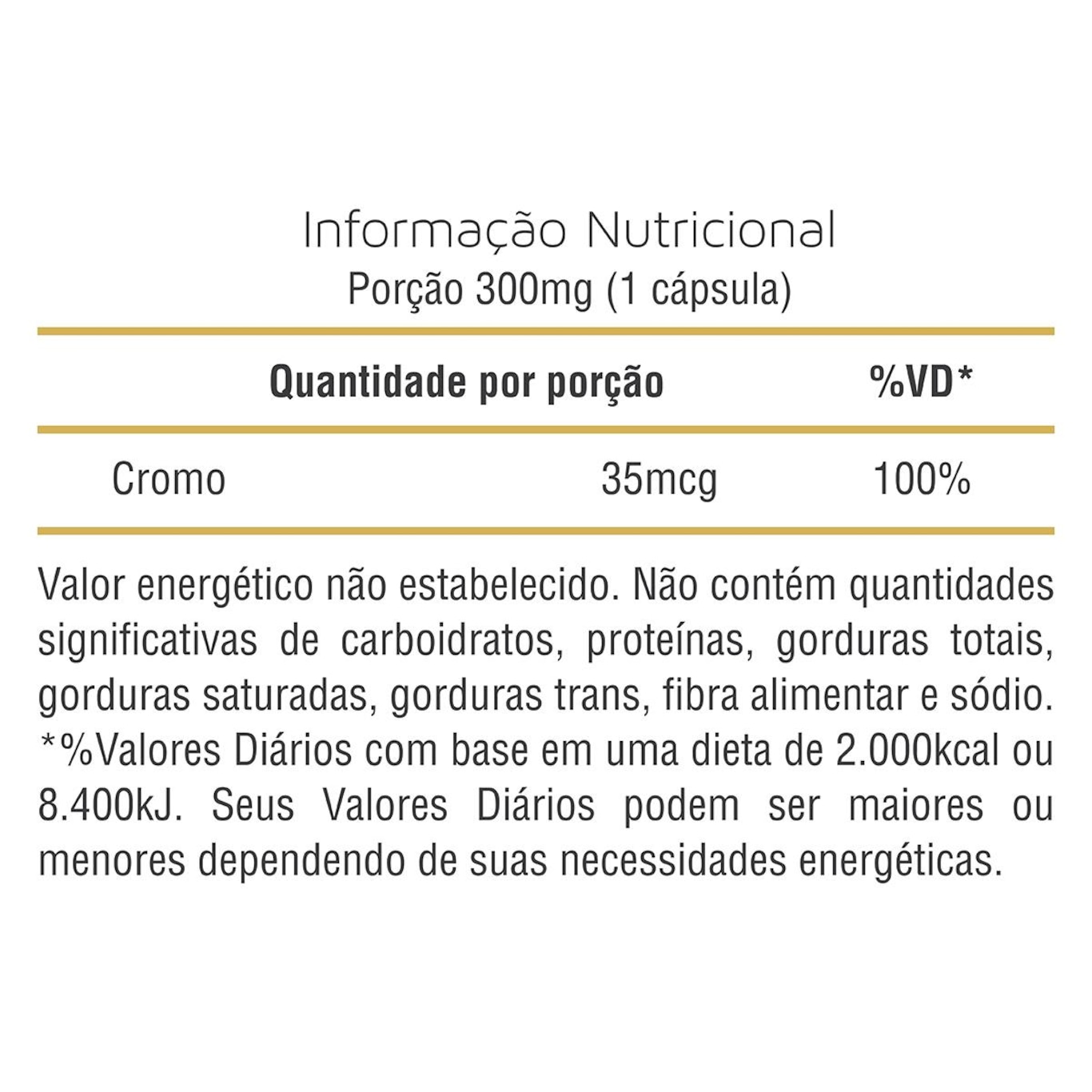 Picolinato de Cromo Slim Weight Control - 100 Cápsulas - Foto 3