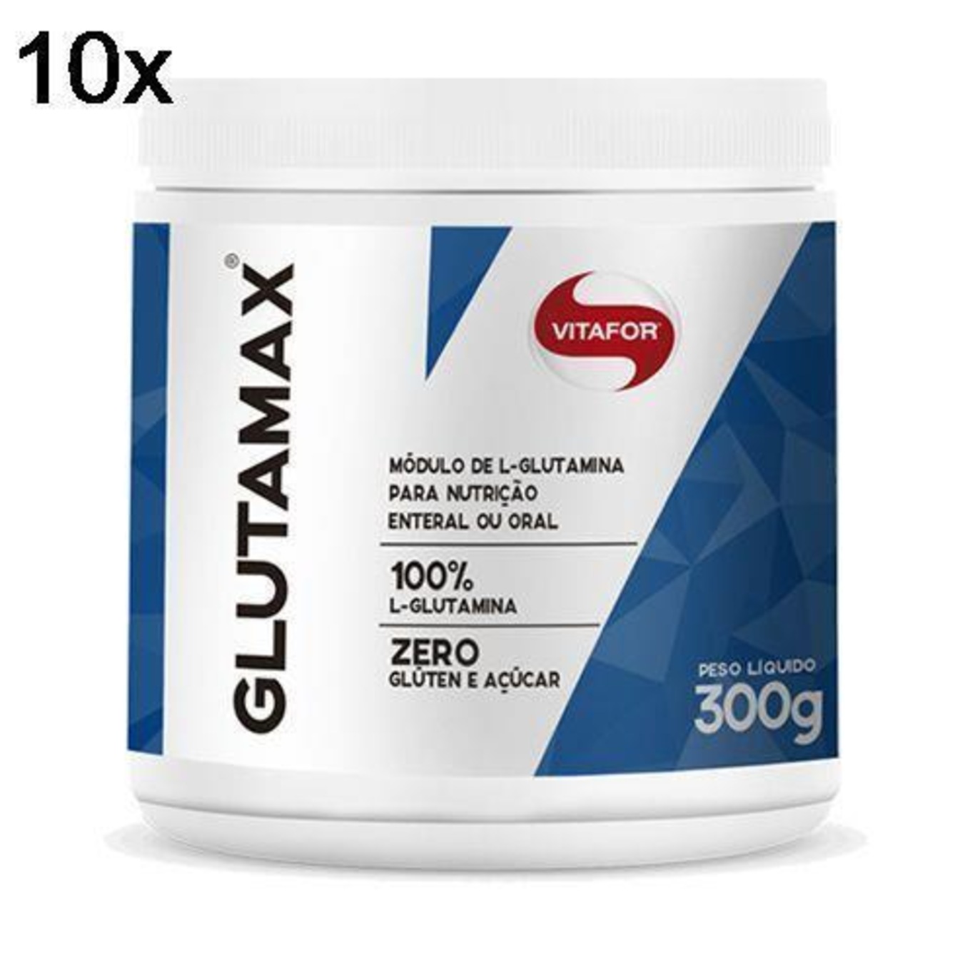 Glutamax Vitafor - 300g - 10 Potes - Foto 3